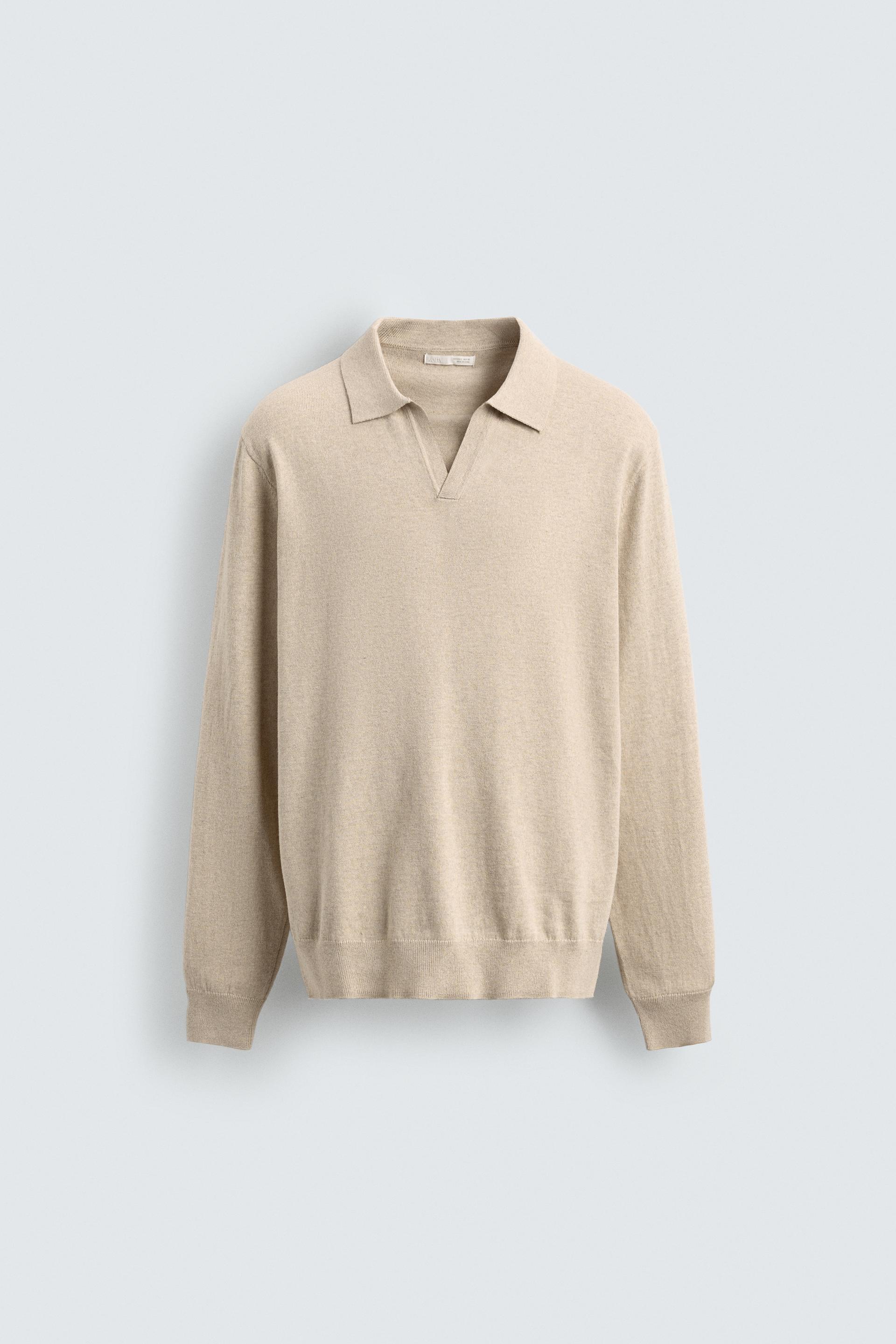 REGULAR FIT KNIT POLO SHIRT by ZARA