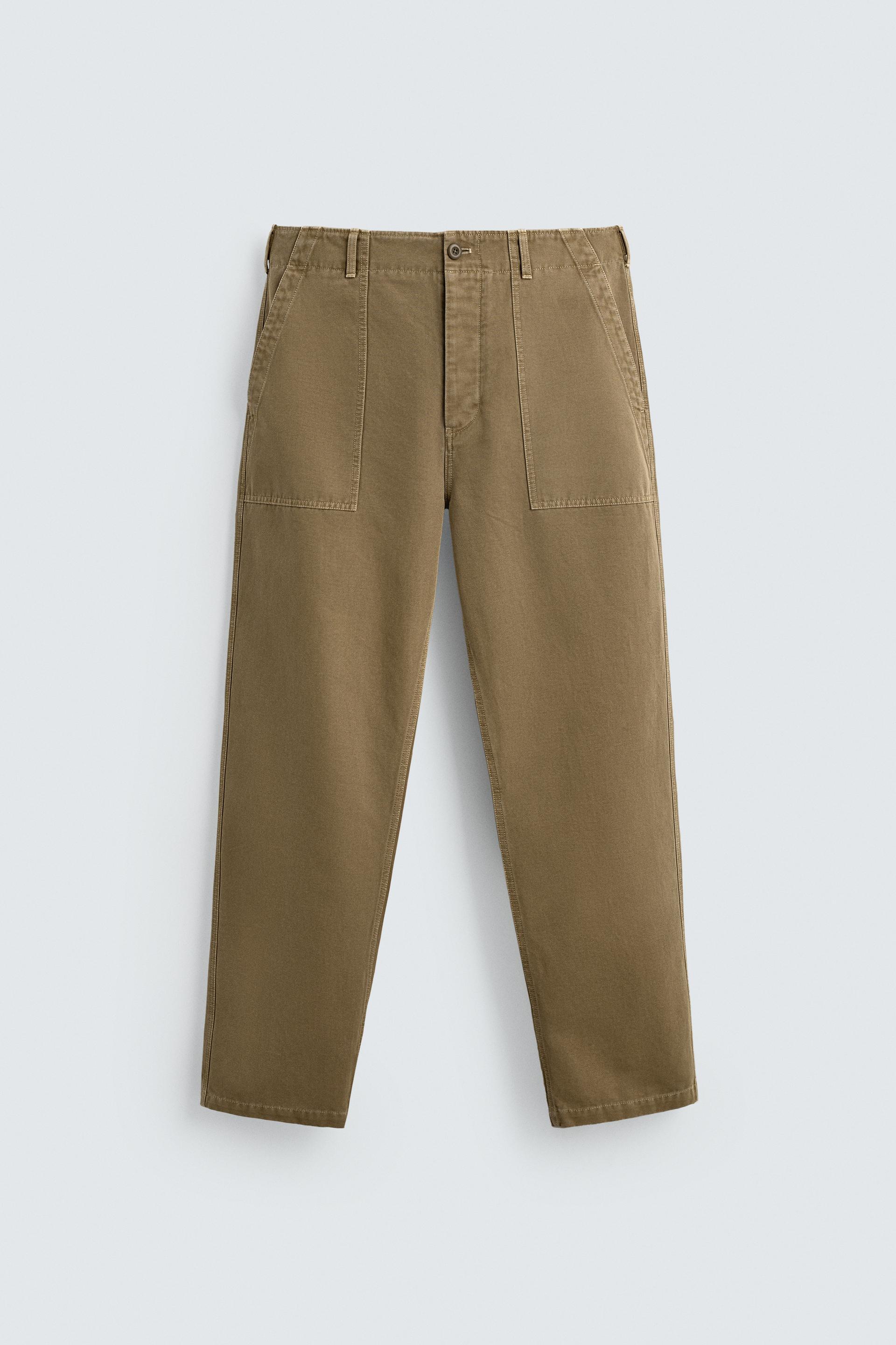 REGULAR FIT PANTS WITH POCKETS by ZARA