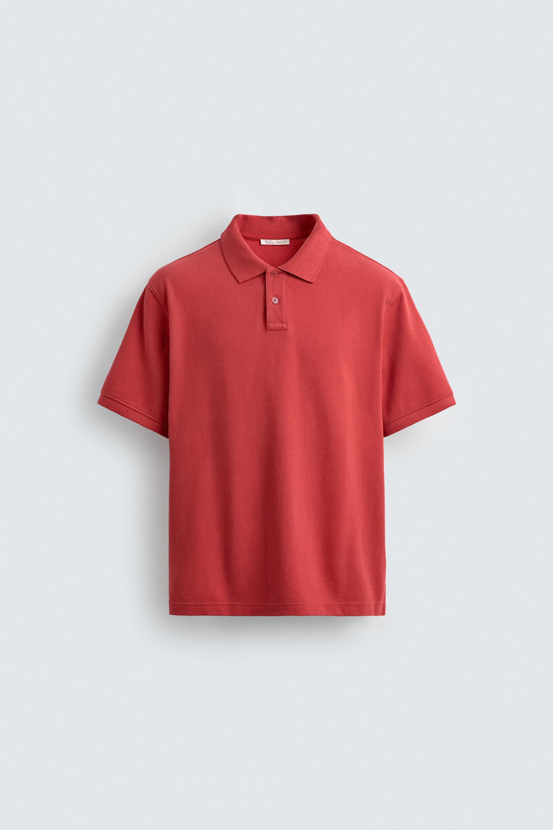 REGULAR FIT PIQUÉ POLO by ZARA