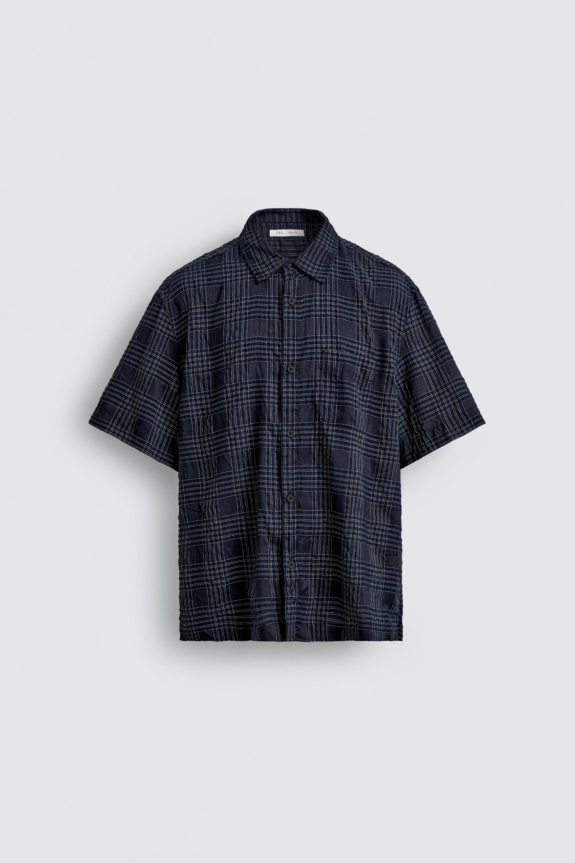 REGULAR FIT PLAID SHIRT by ZARA