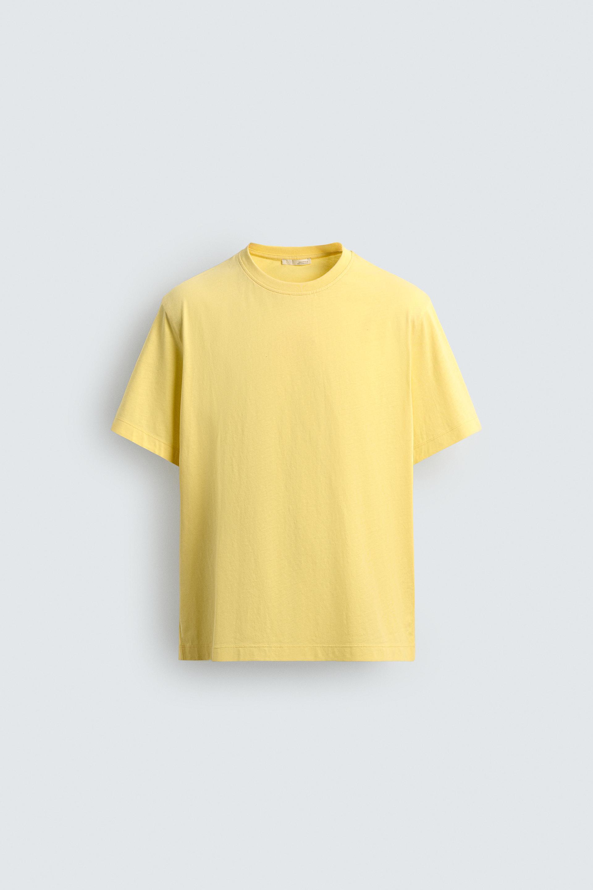 REGULAR FIT STRIPED JACQUARD T-SHIRT by ZARA