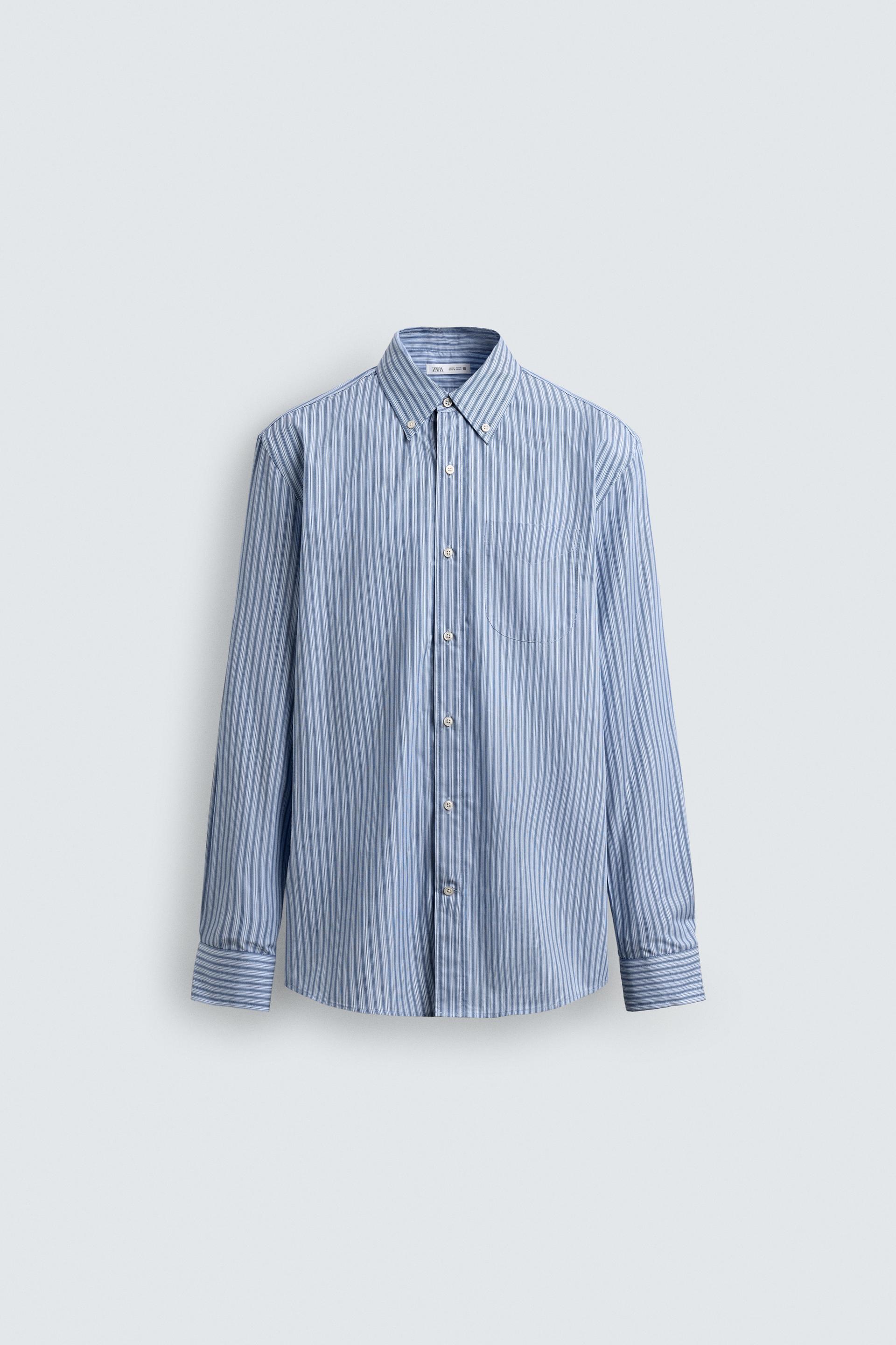 REGULAR FIT STRIPED SHIRT by ZARA