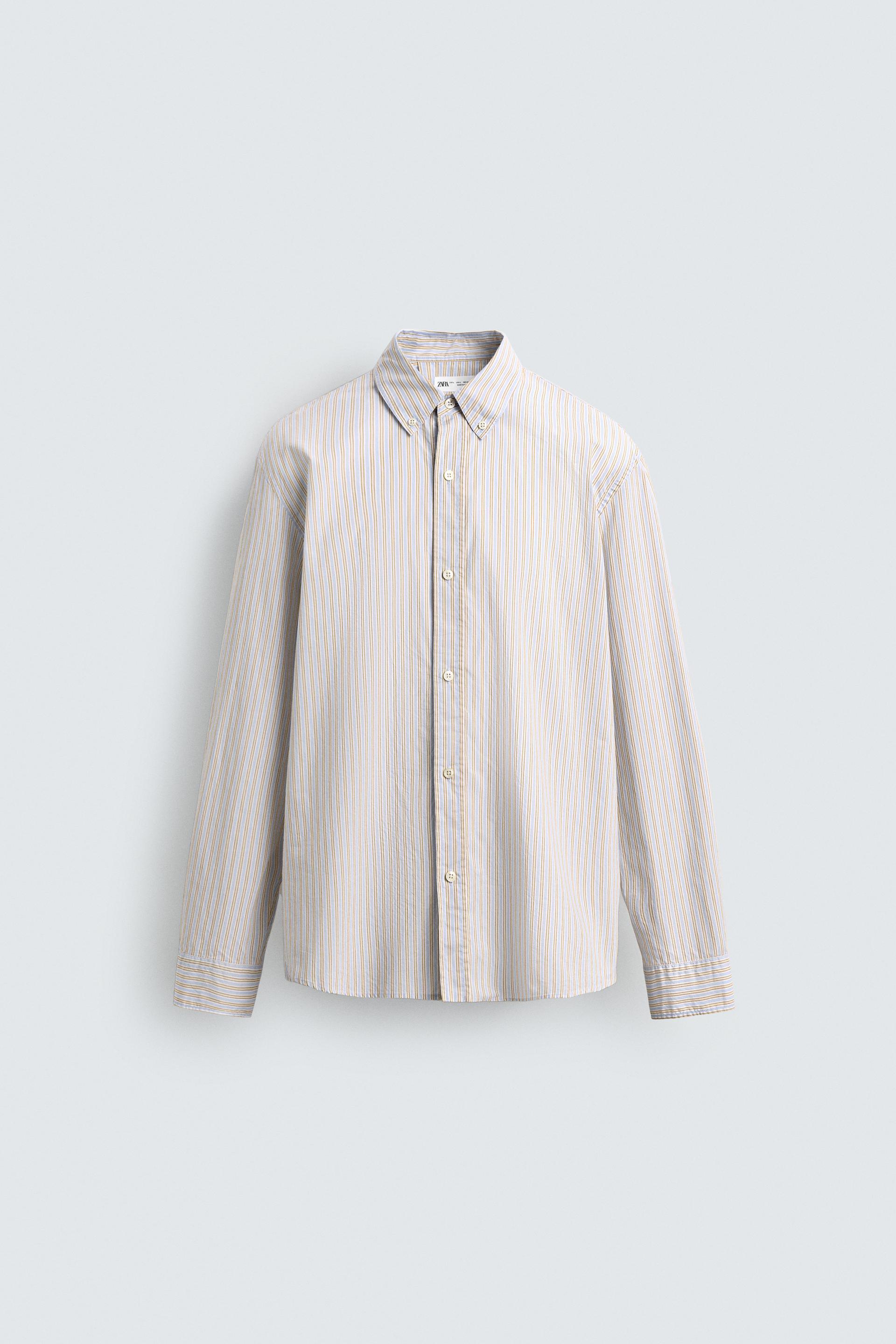 REGULAR FIT STRIPED SHIRT by ZARA