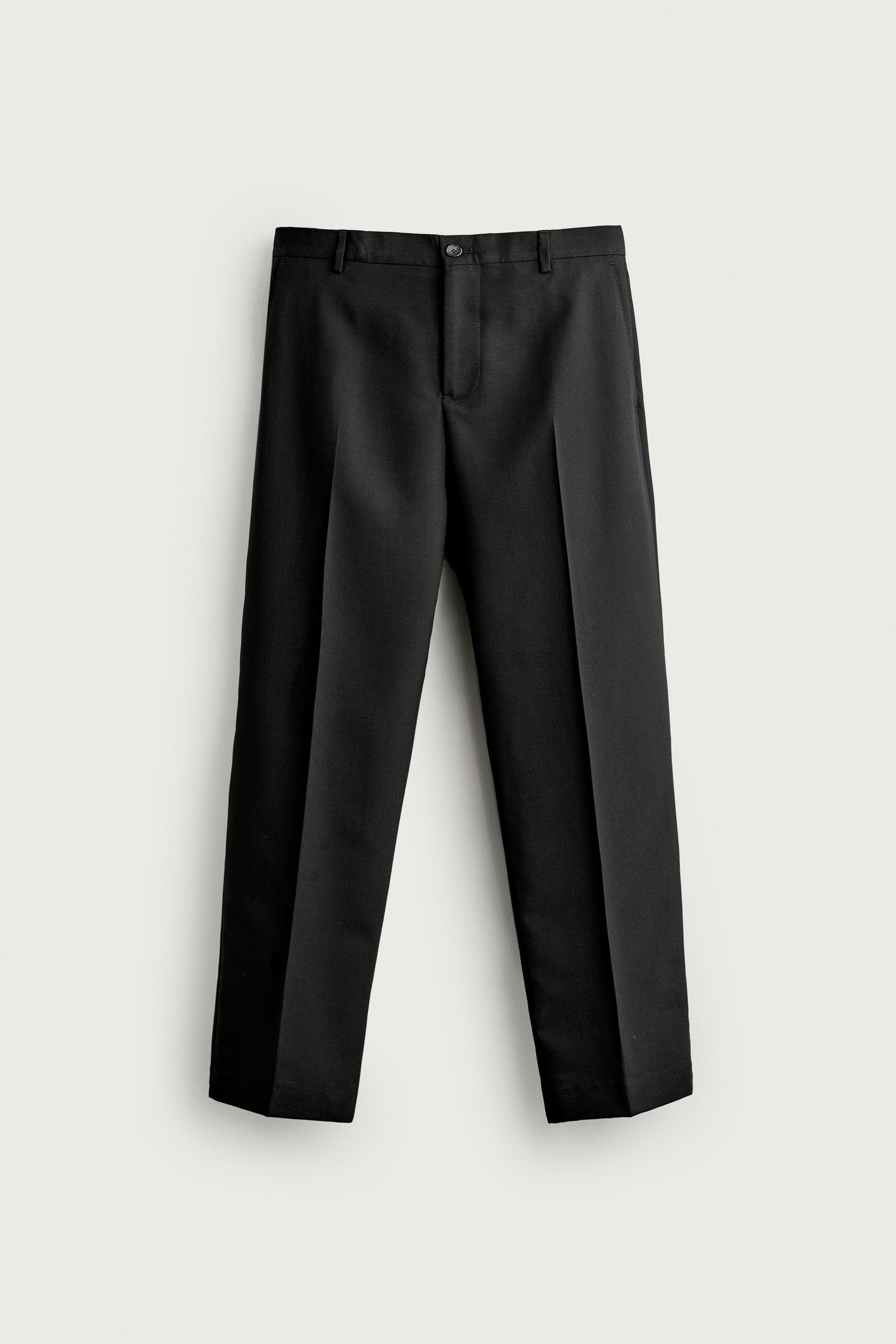 REGULAR FIT SUIT PANTS by ZARA