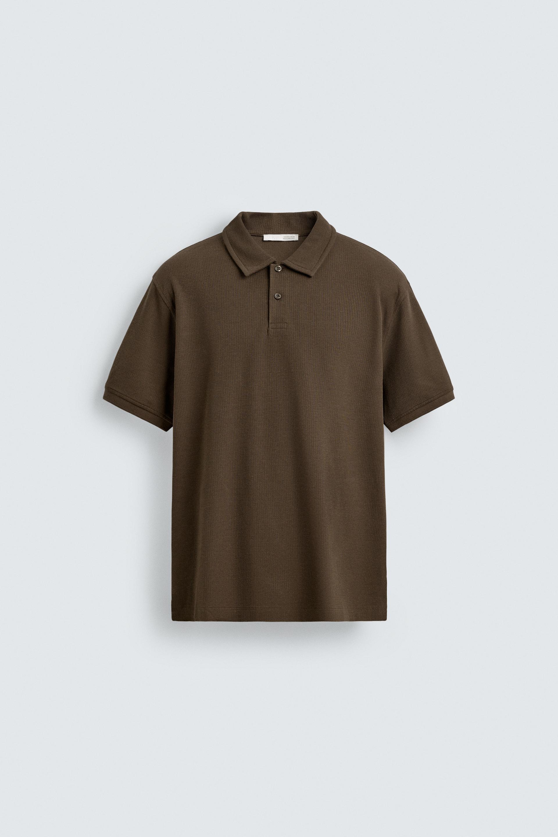 REGULAR FIT TEXTURED POLO by ZARA