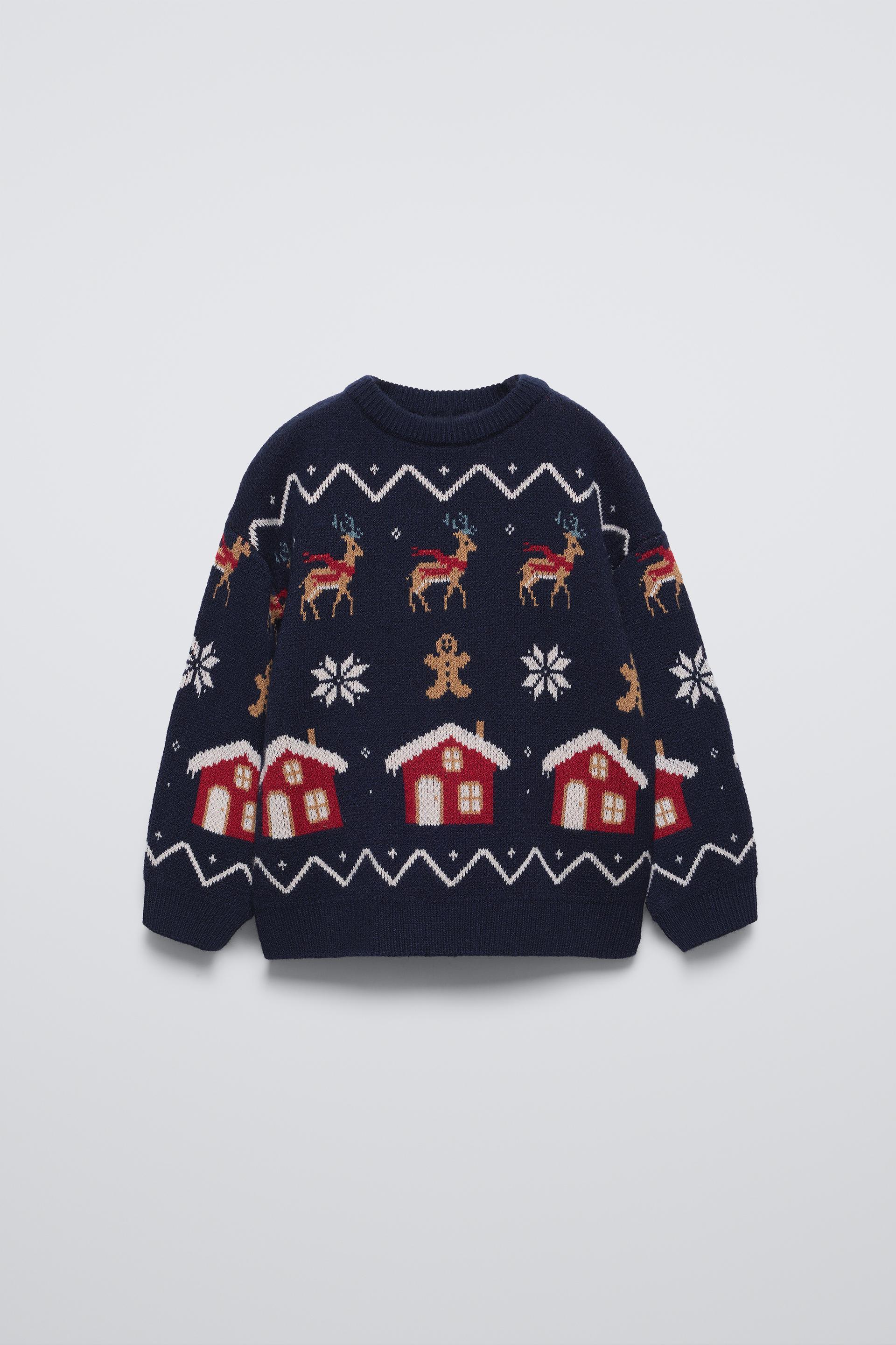 REINDEER KNIT SWEATER by ZARA