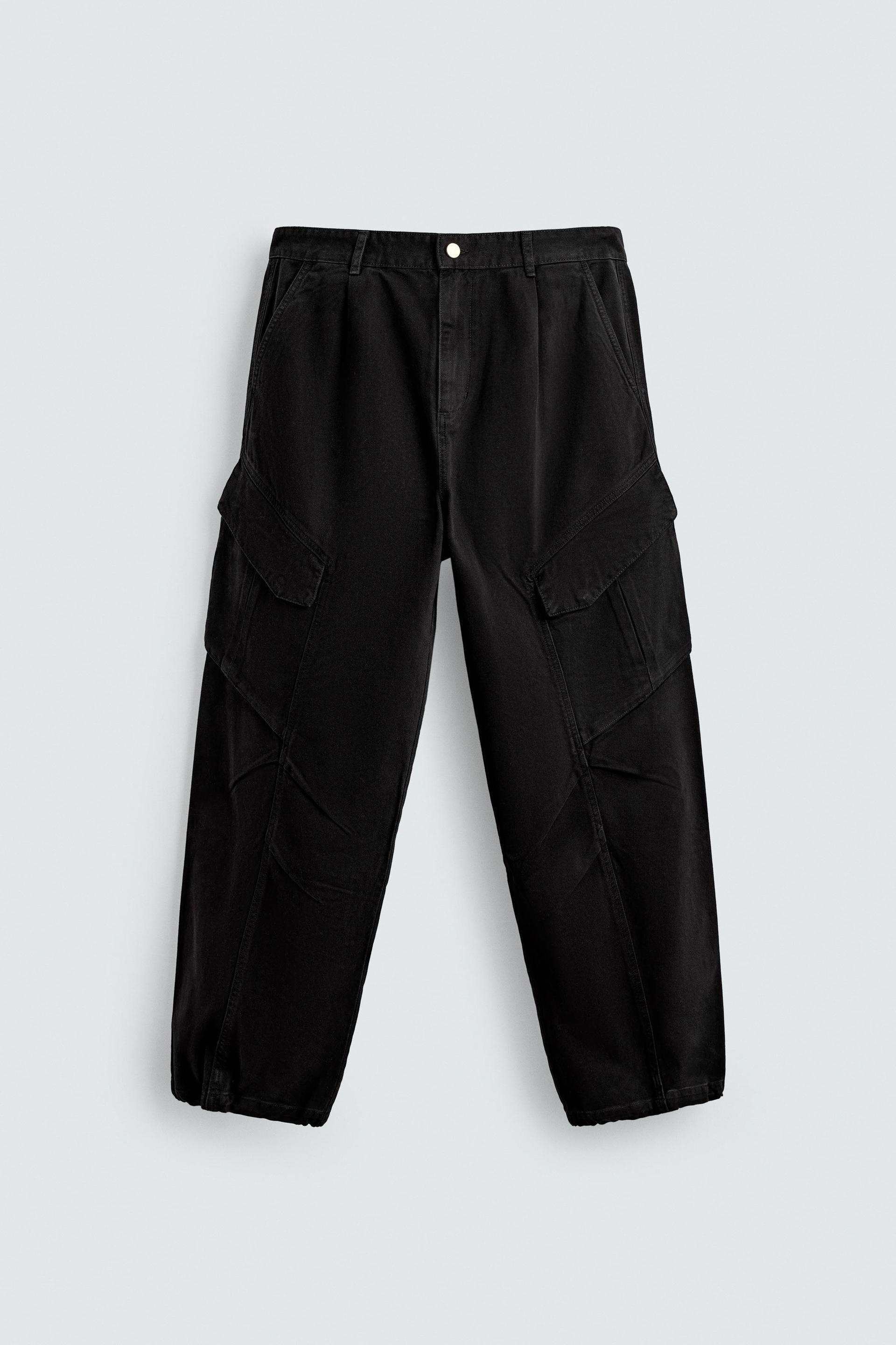 RELAXED FIT CARGO PANTS by ZARA