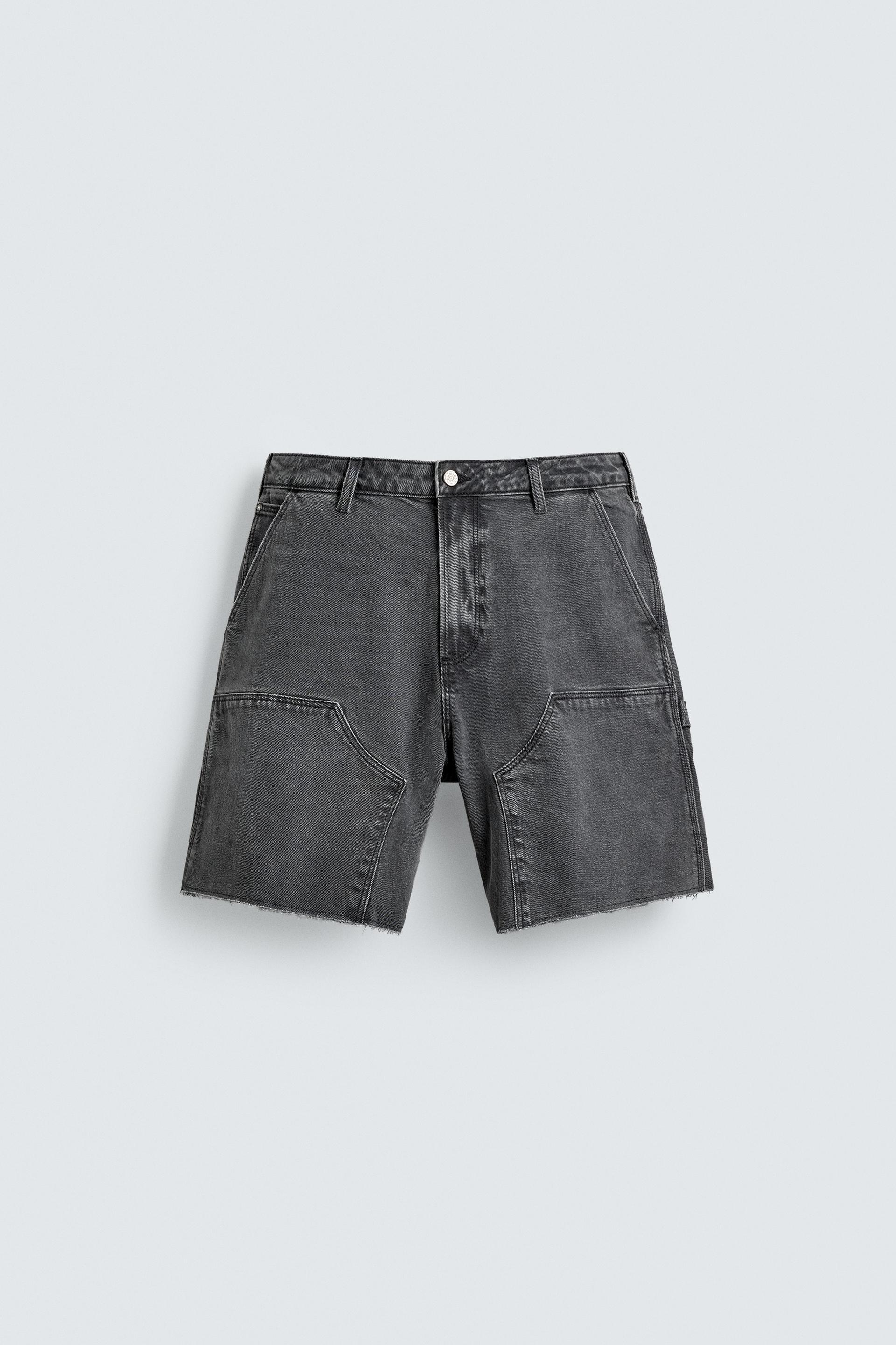 RELAXED FIT CARPENTER POCKET SHORTS by ZARA