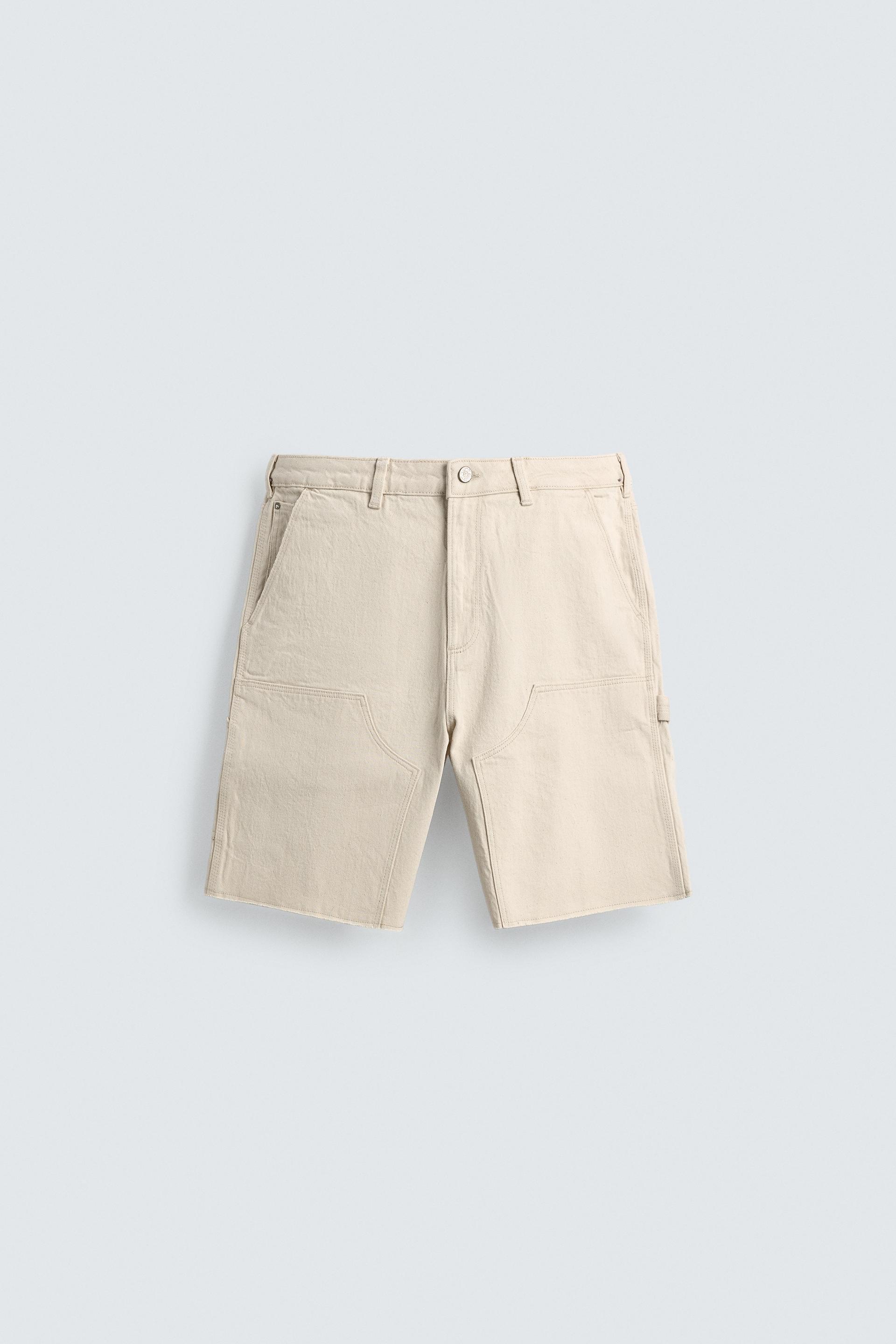 RELAXED FIT CARPENTER POCKET SHORTS by ZARA