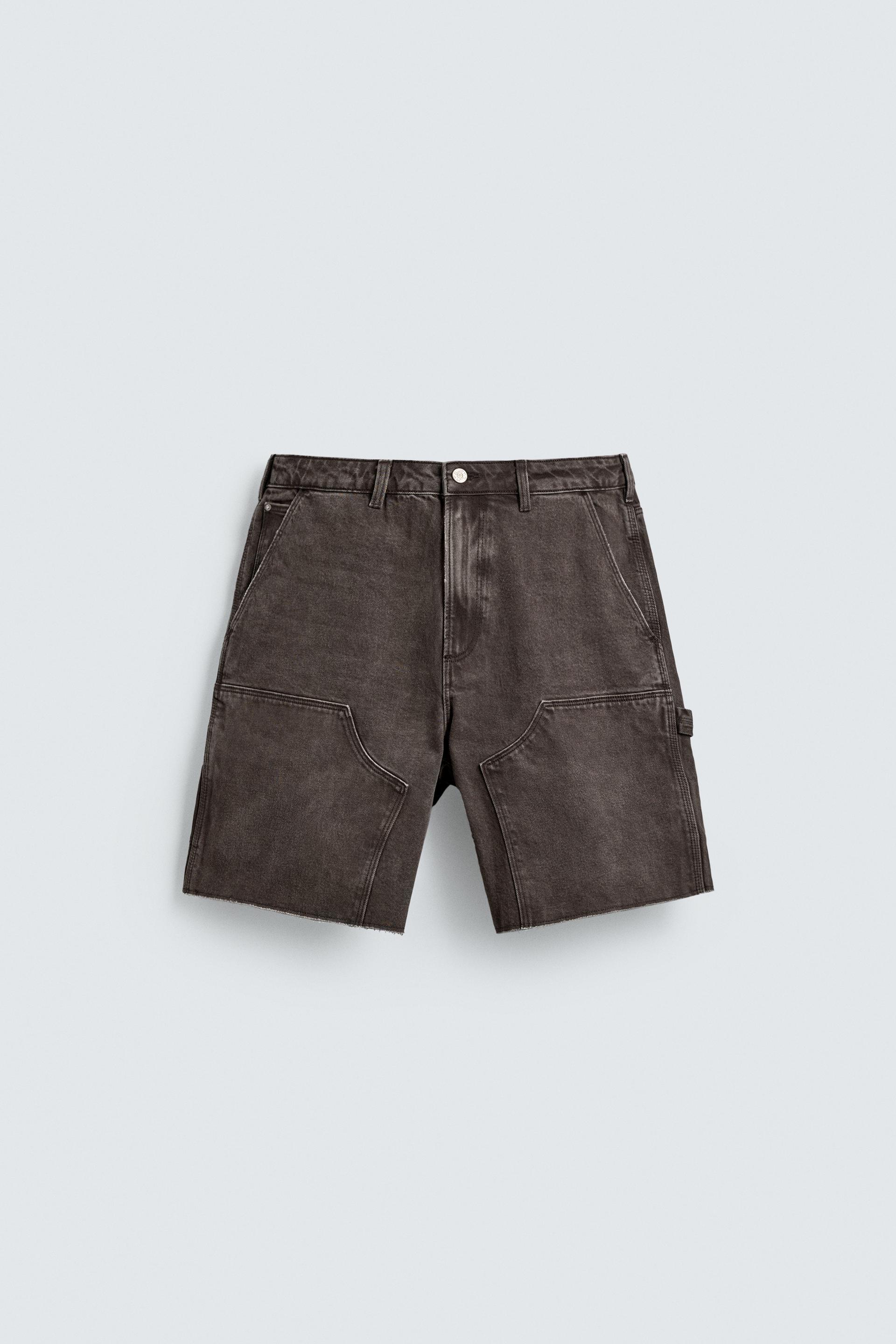 RELAXED FIT CARPENTER POCKET SHORTS by ZARA