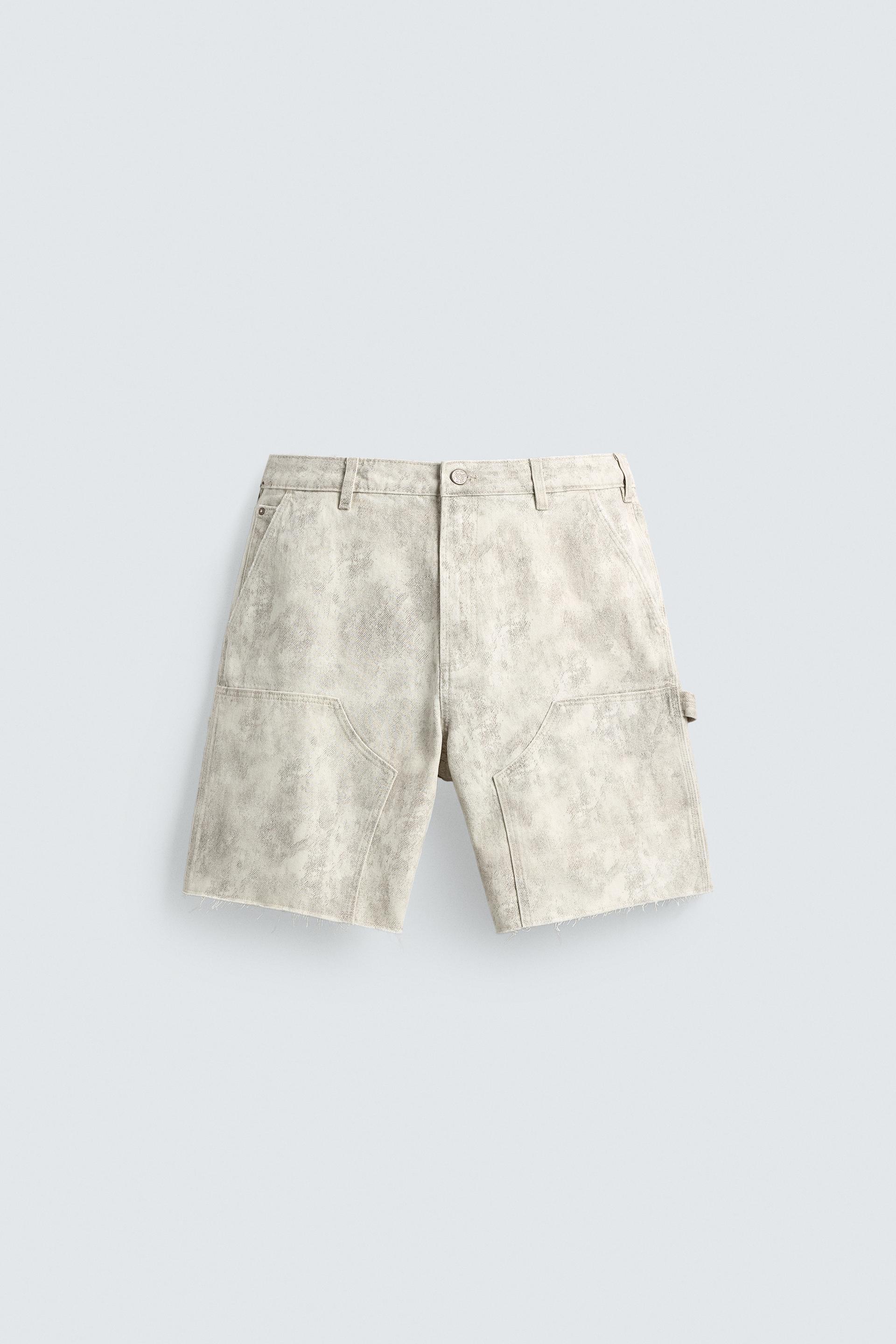 RELAXED FIT CARPENTER POCKET SHORTS by ZARA