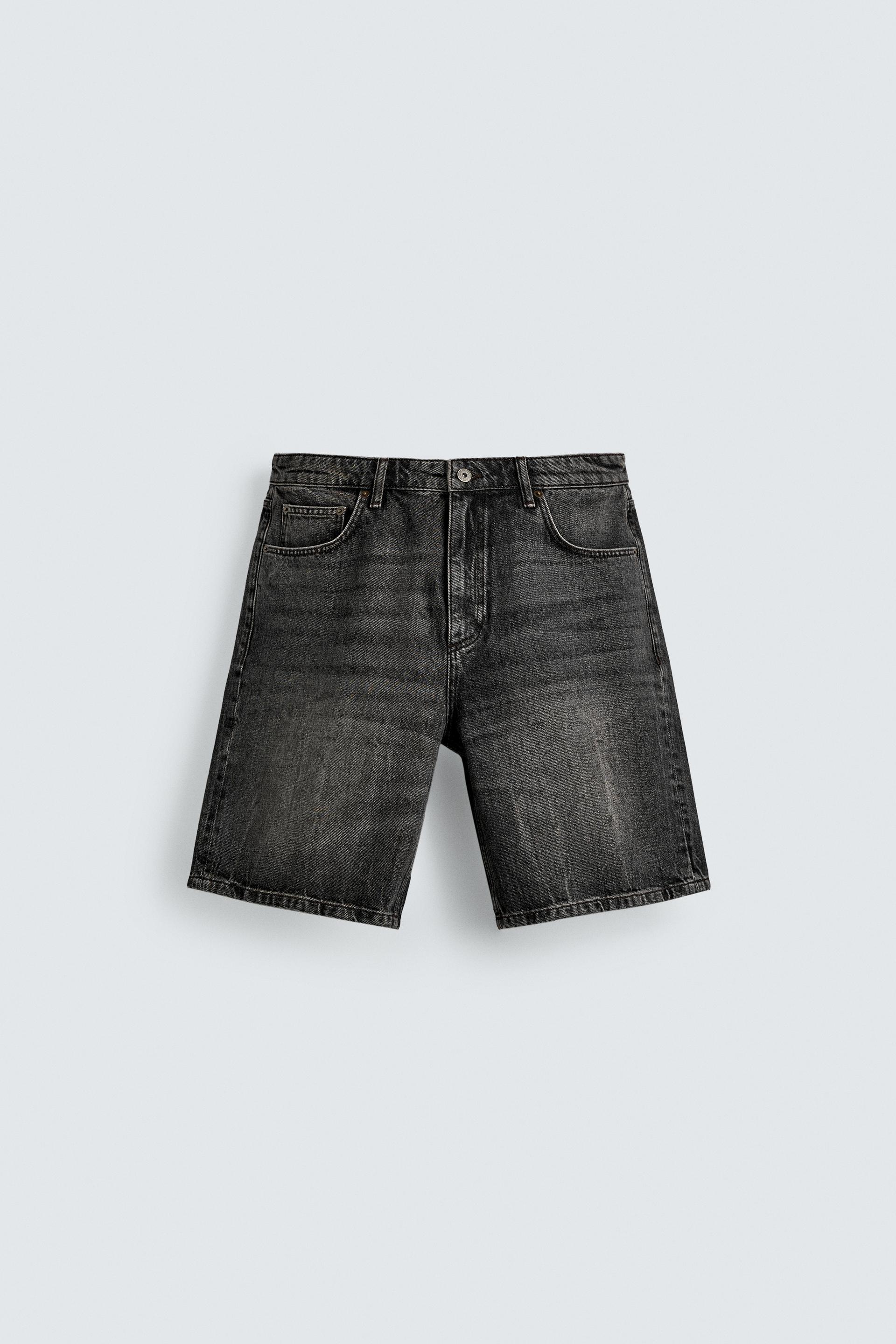 RELAXED FIT DENIM SHORTS by ZARA