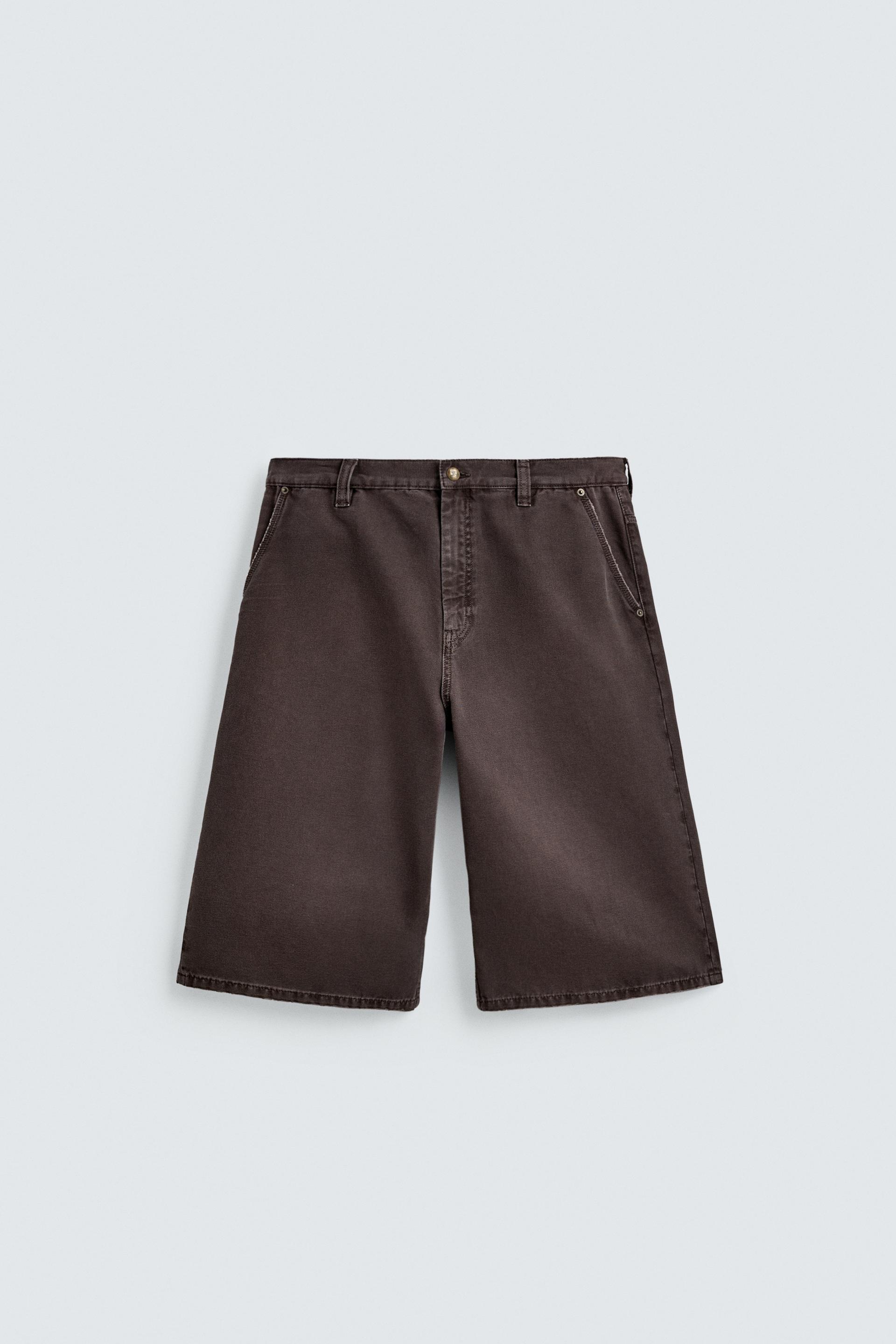 RELAXED FIT DENIM SHORTS by ZARA