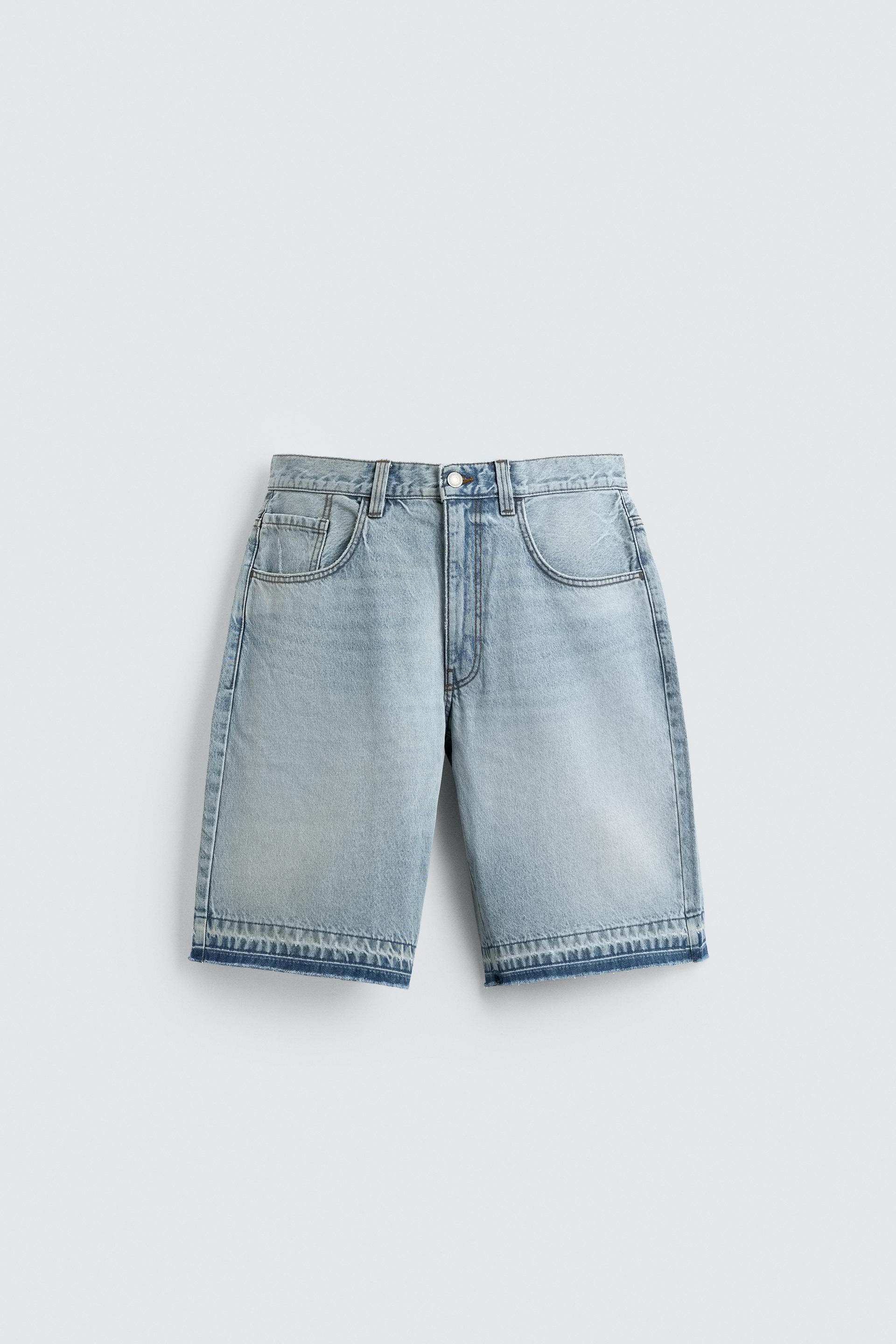 RELAXED FIT DENIM SHORTS by ZARA