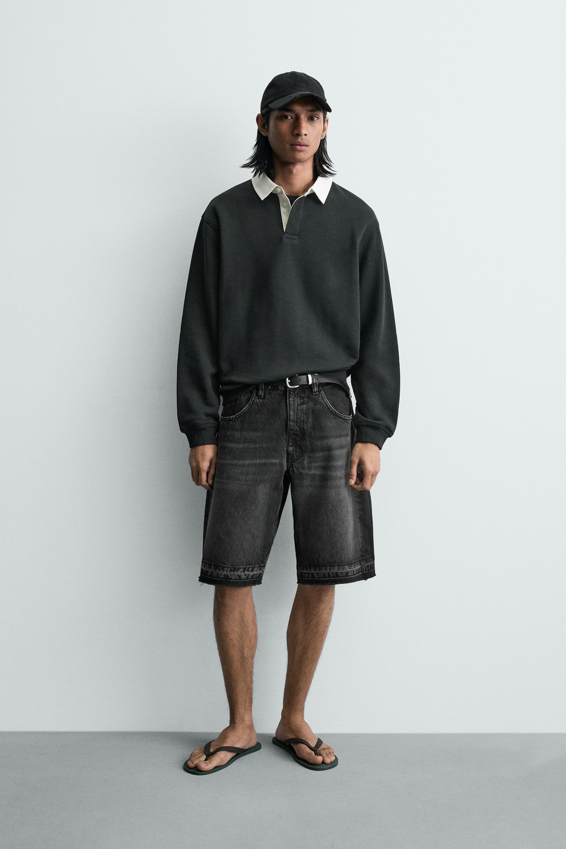 RELAXED FIT DENIM SHORTS by ZARA