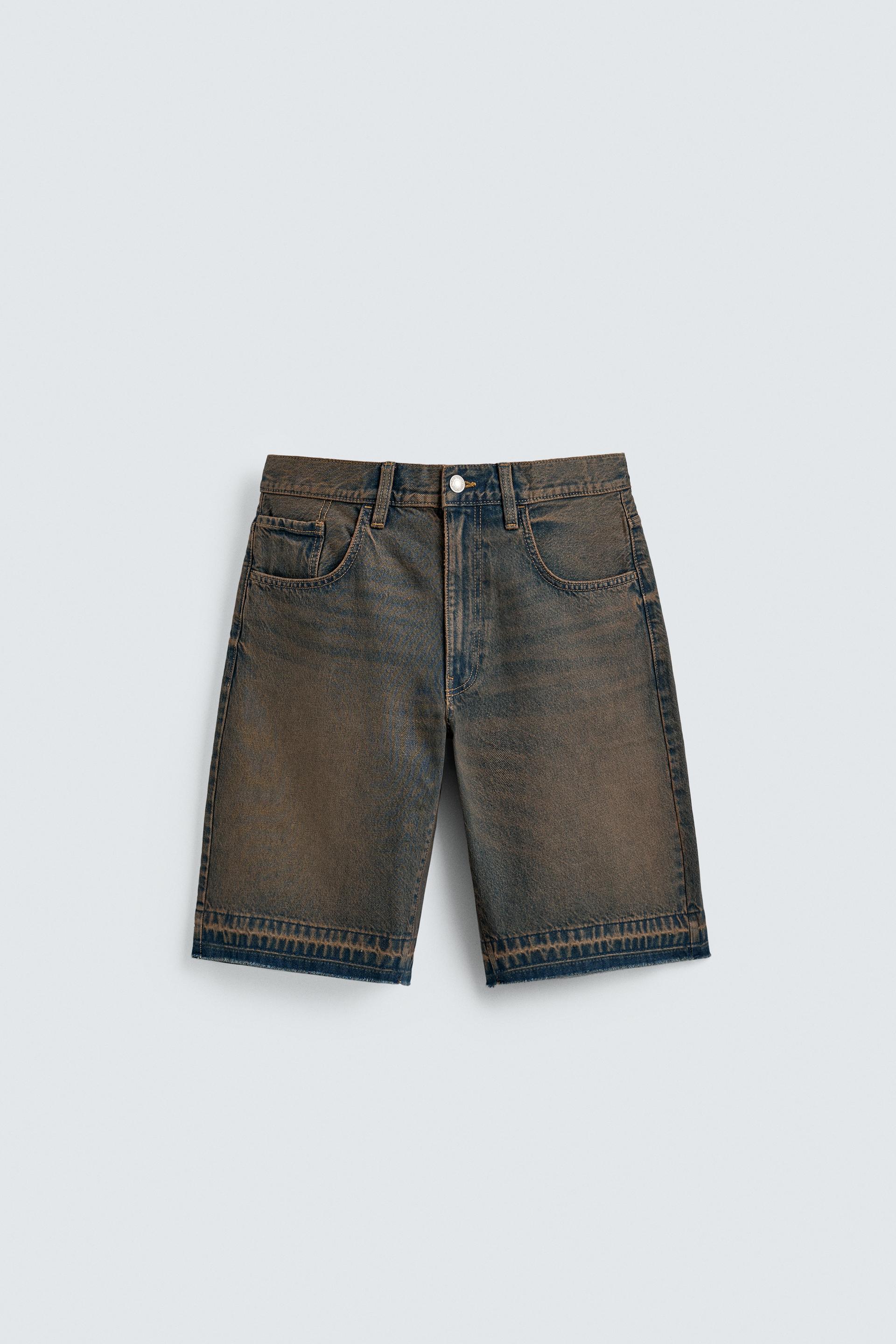 RELAXED FIT DENIM SHORTS by ZARA