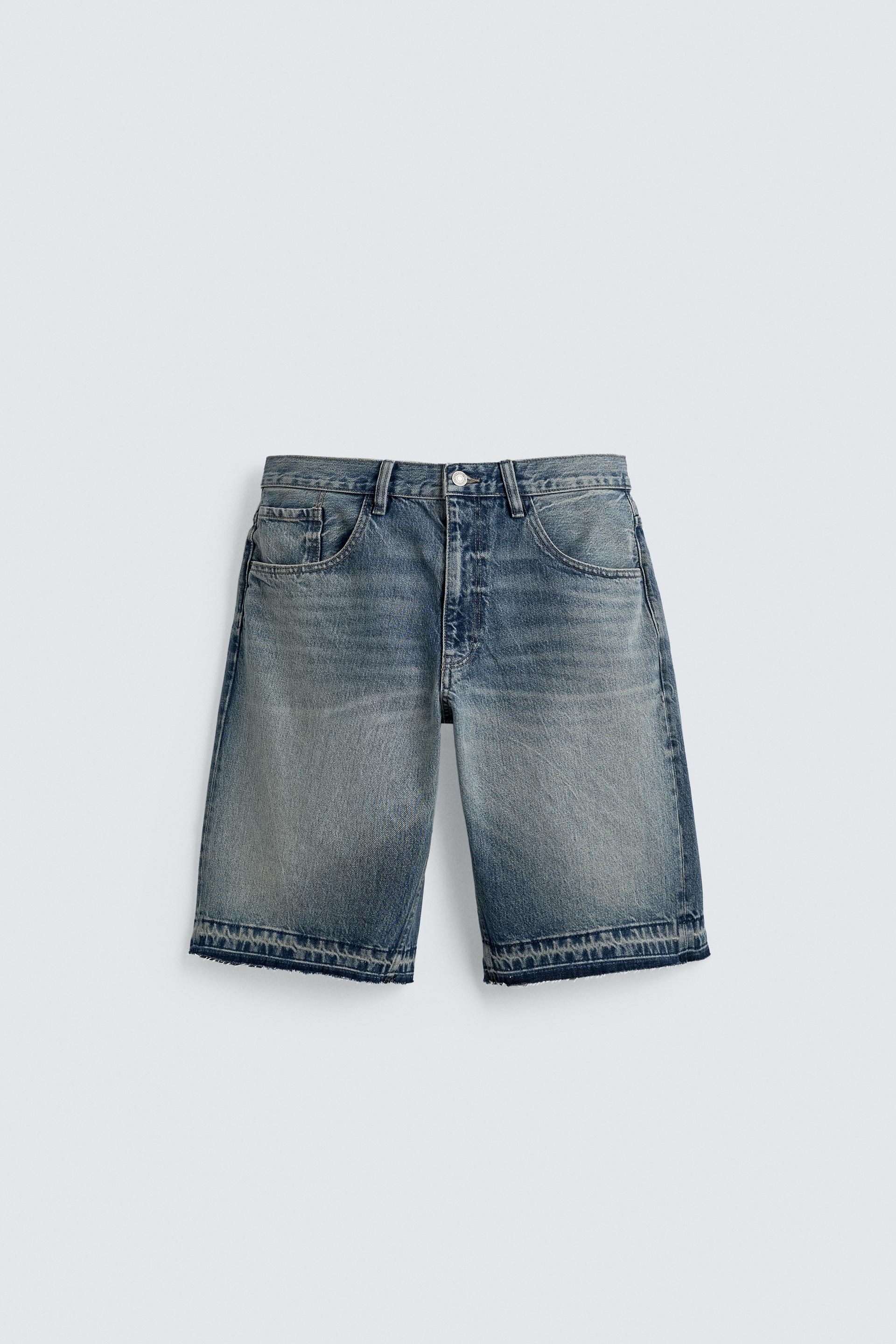 RELAXED FIT DENIM SHORTS by ZARA
