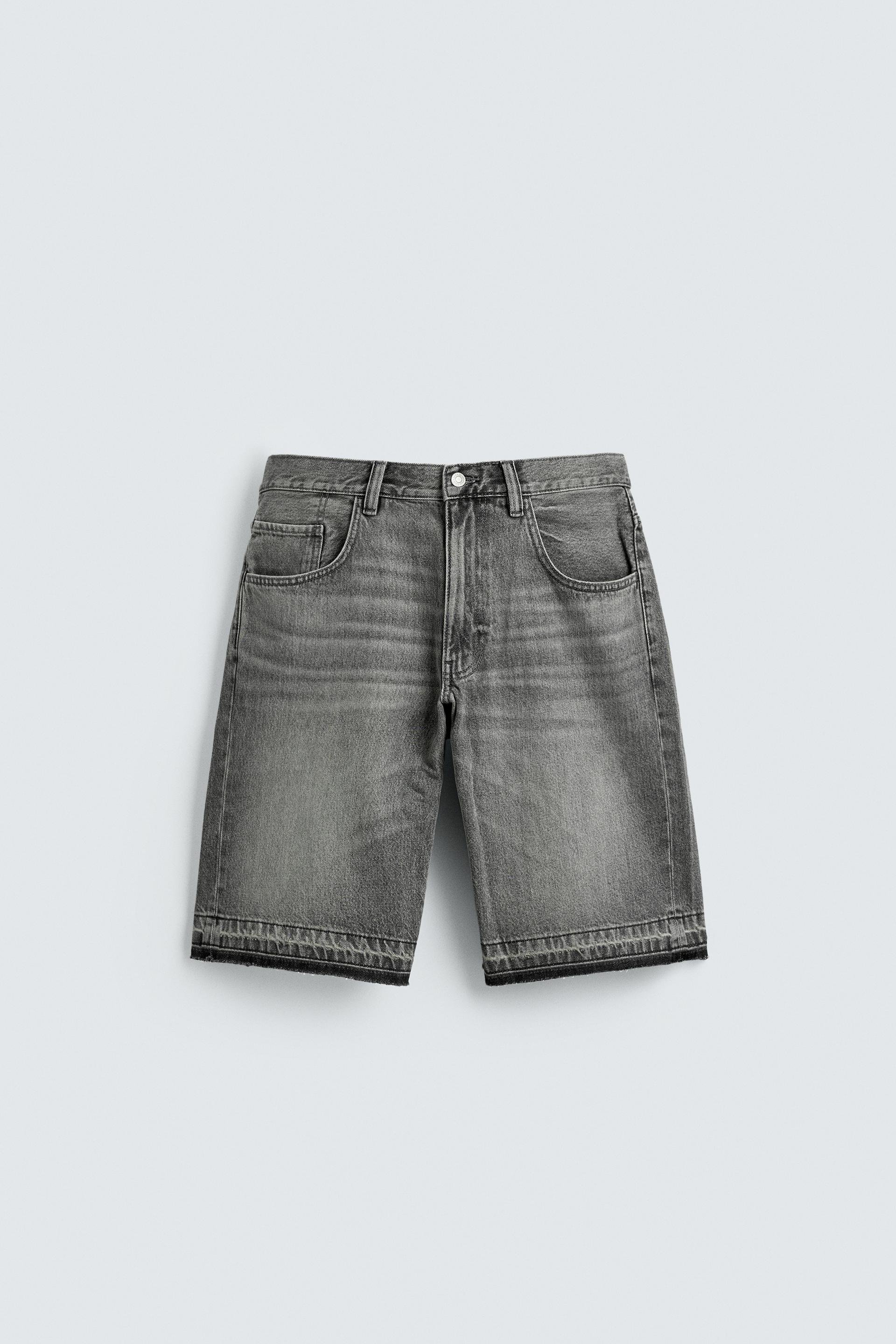 RELAXED FIT DENIM SHORTS by ZARA