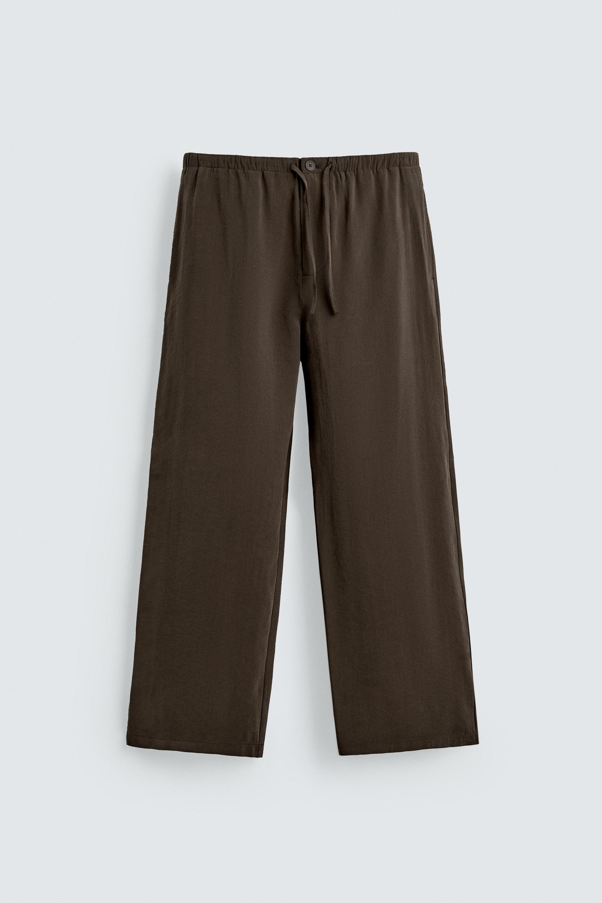 RELAXED FIT FLOWY PANTS by ZARA