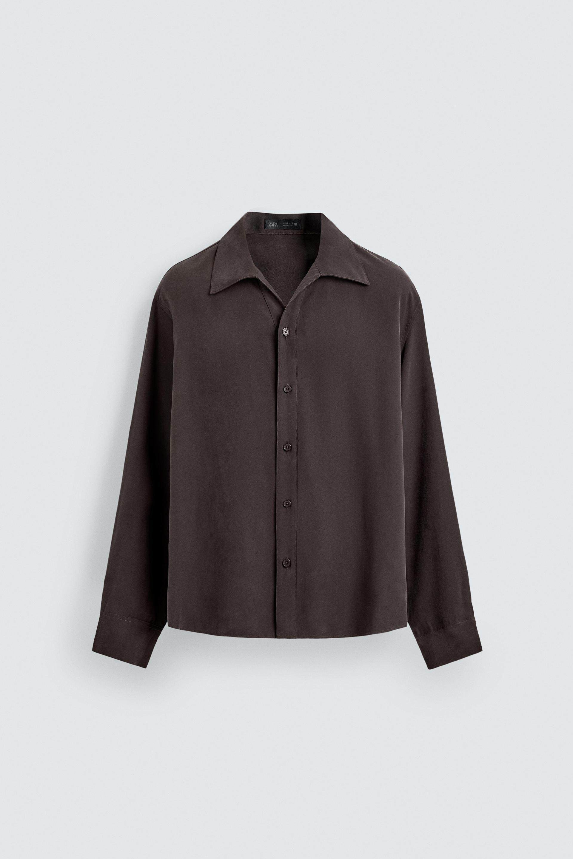 RELAXED FIT FLOWY SHIRT by ZARA