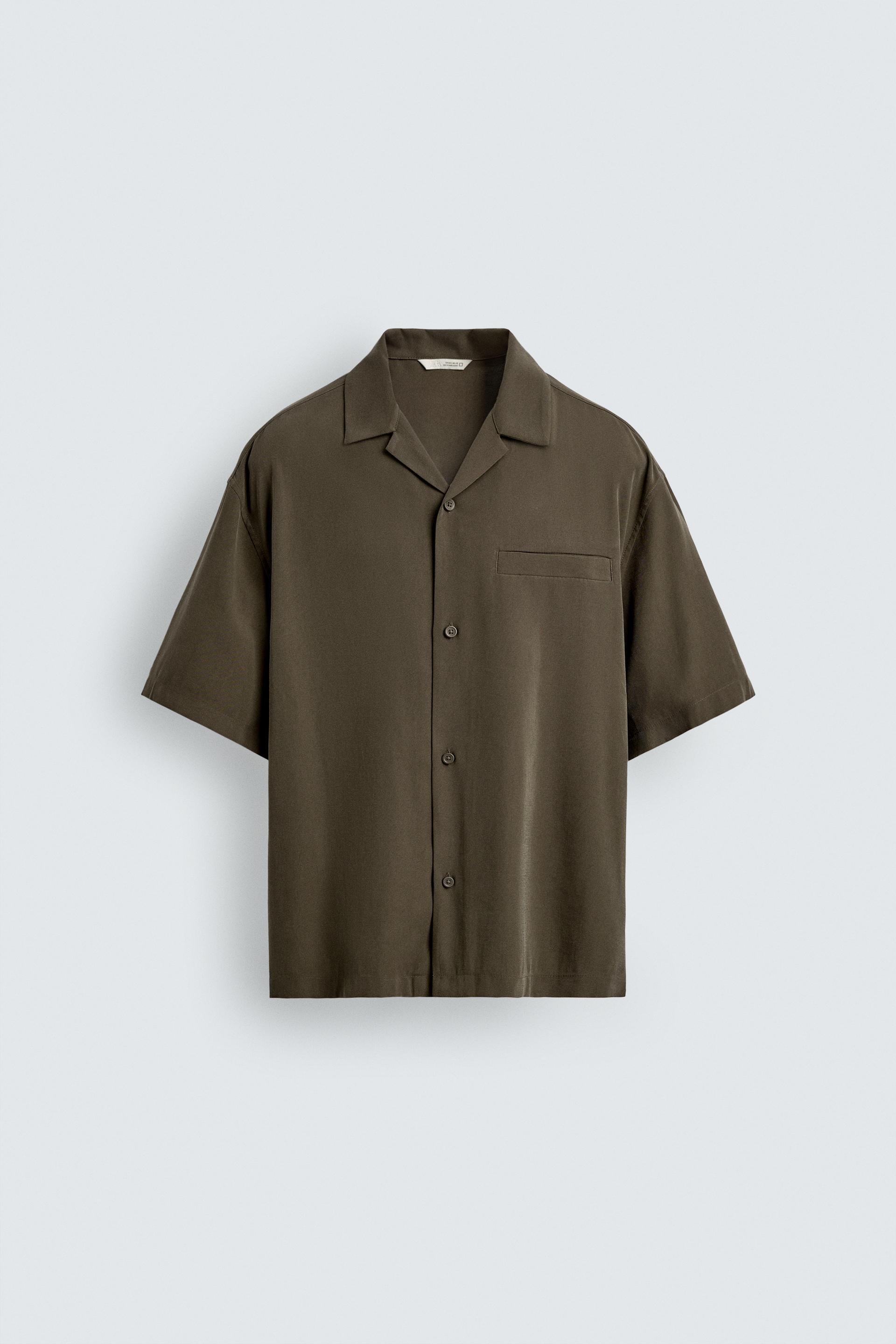 RELAXED FIT FLOWY SHIRT by ZARA