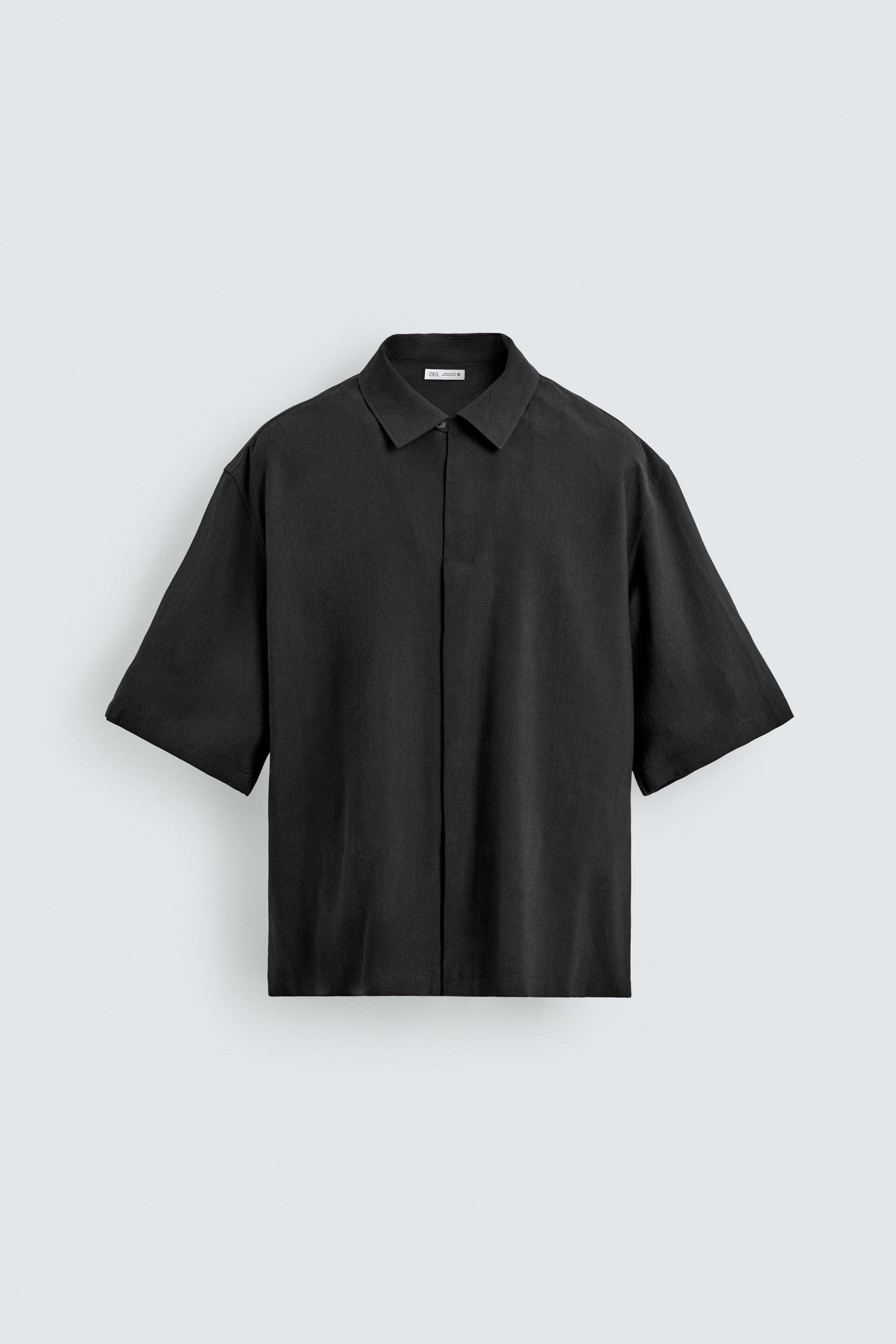 RELAXED FIT FLOWY SHIRT by ZARA
