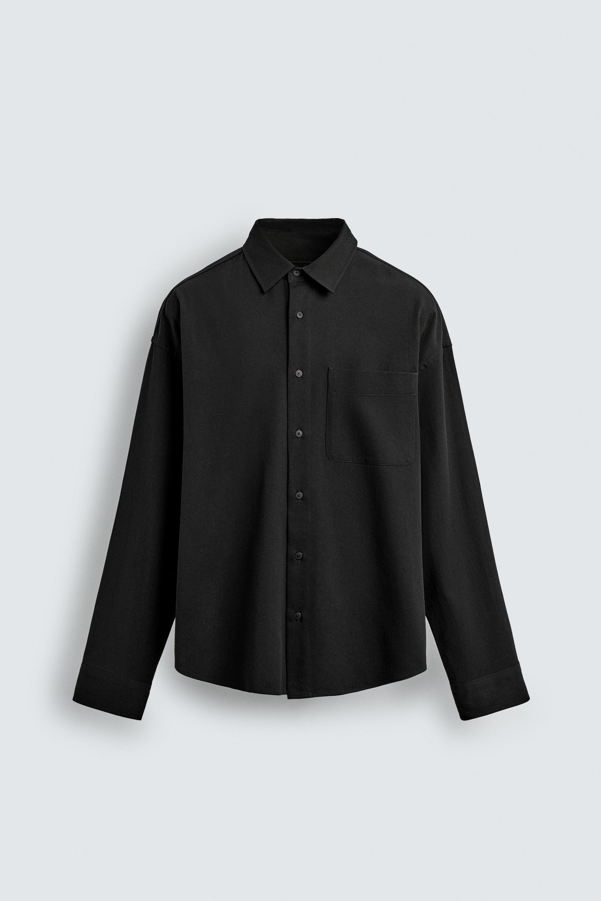 RELAXED FIT FLOWY SHIRT by ZARA
