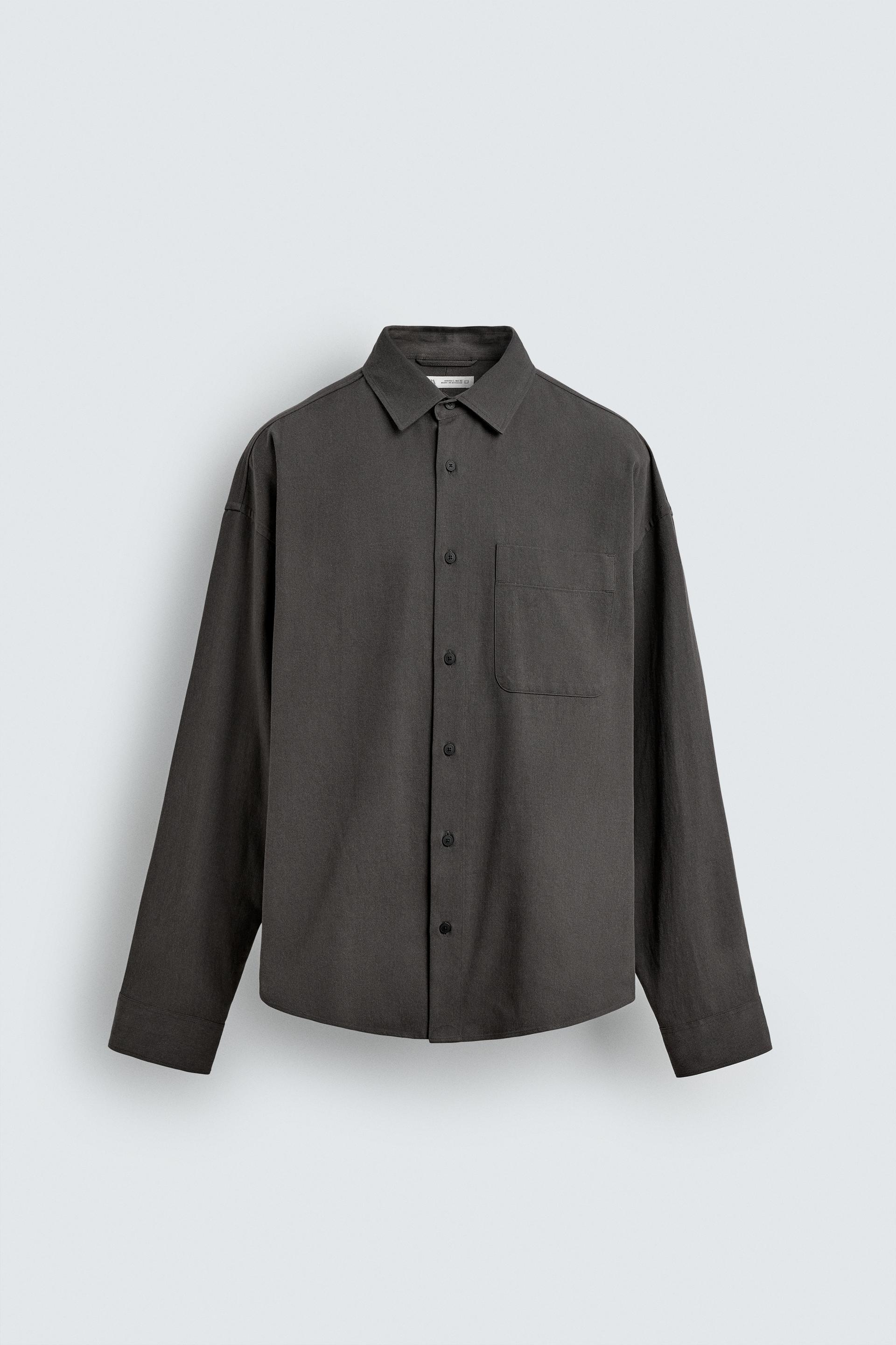 RELAXED FIT FLOWY SHIRT by ZARA