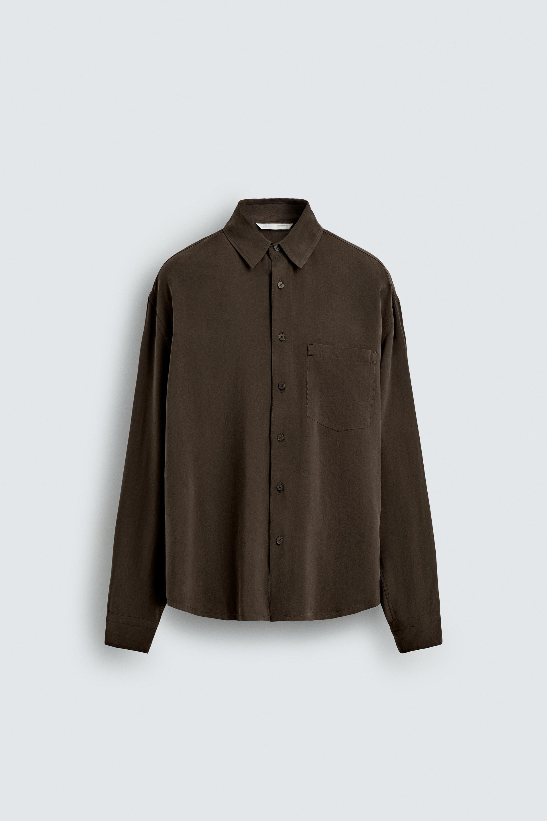RELAXED FIT FLOWY SHIRT by ZARA
