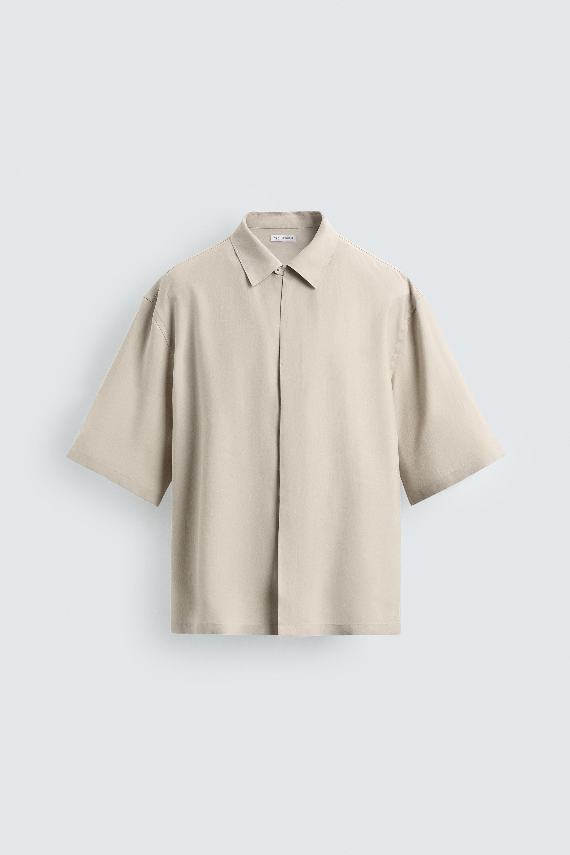RELAXED FIT FLOWY SHIRT by ZARA