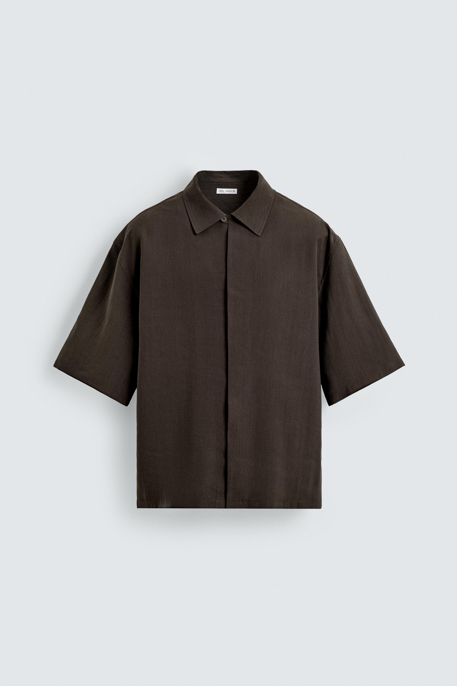 RELAXED FIT FLOWY SHIRT by ZARA