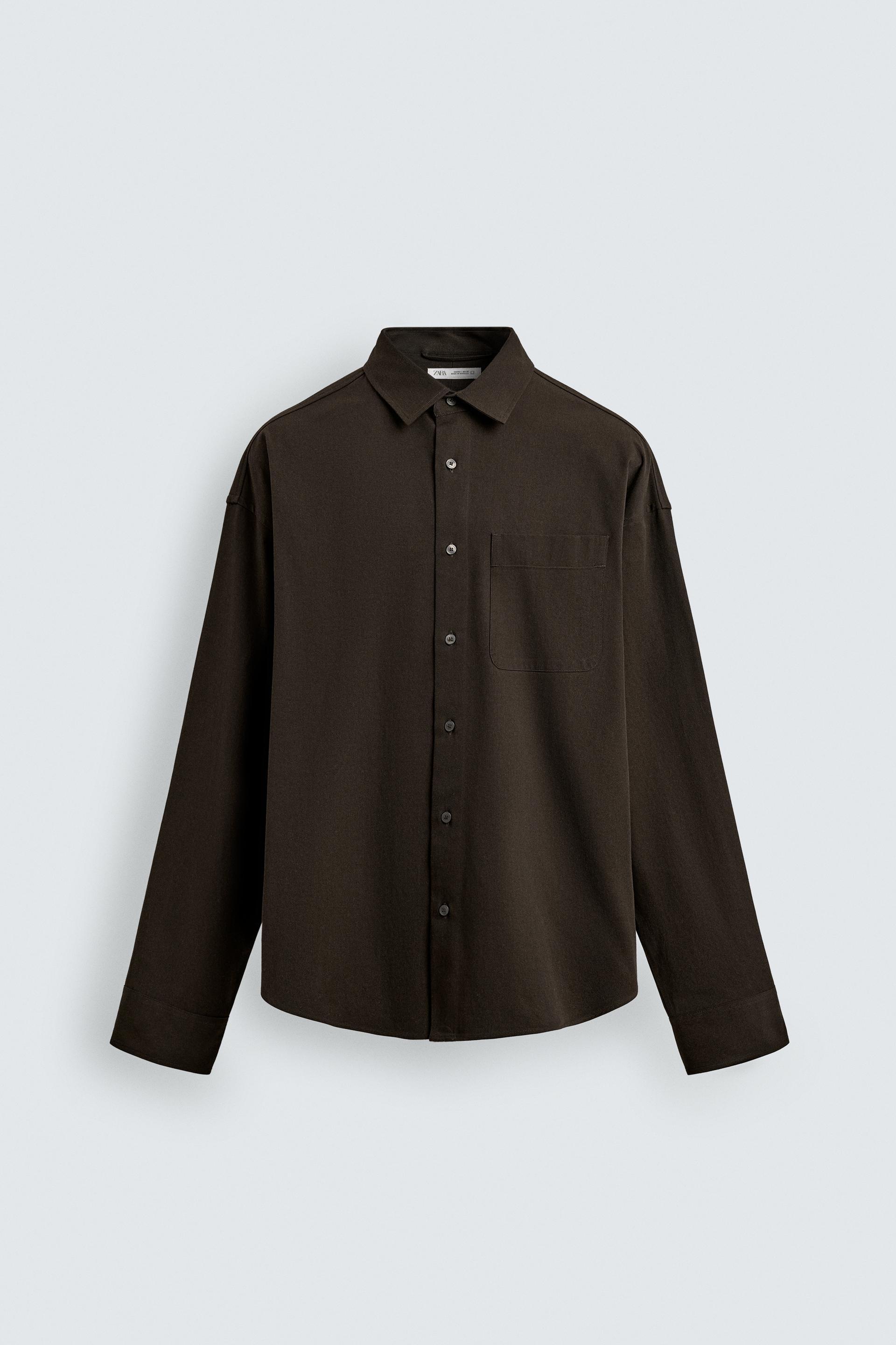 RELAXED FIT FLOWY SHIRT by ZARA