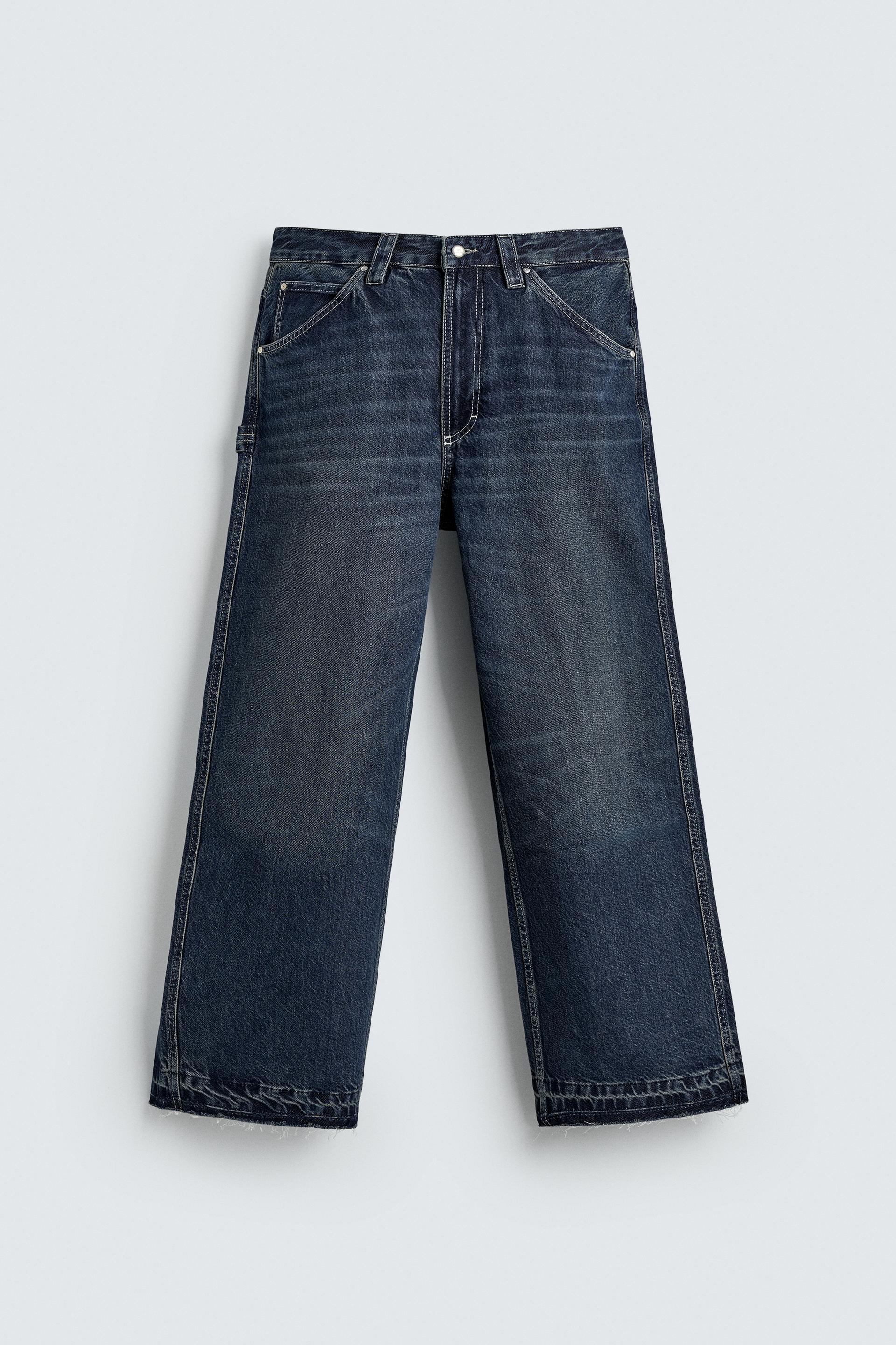RELAXED FIT JEANS WITH FORD © PATCH by ZARA