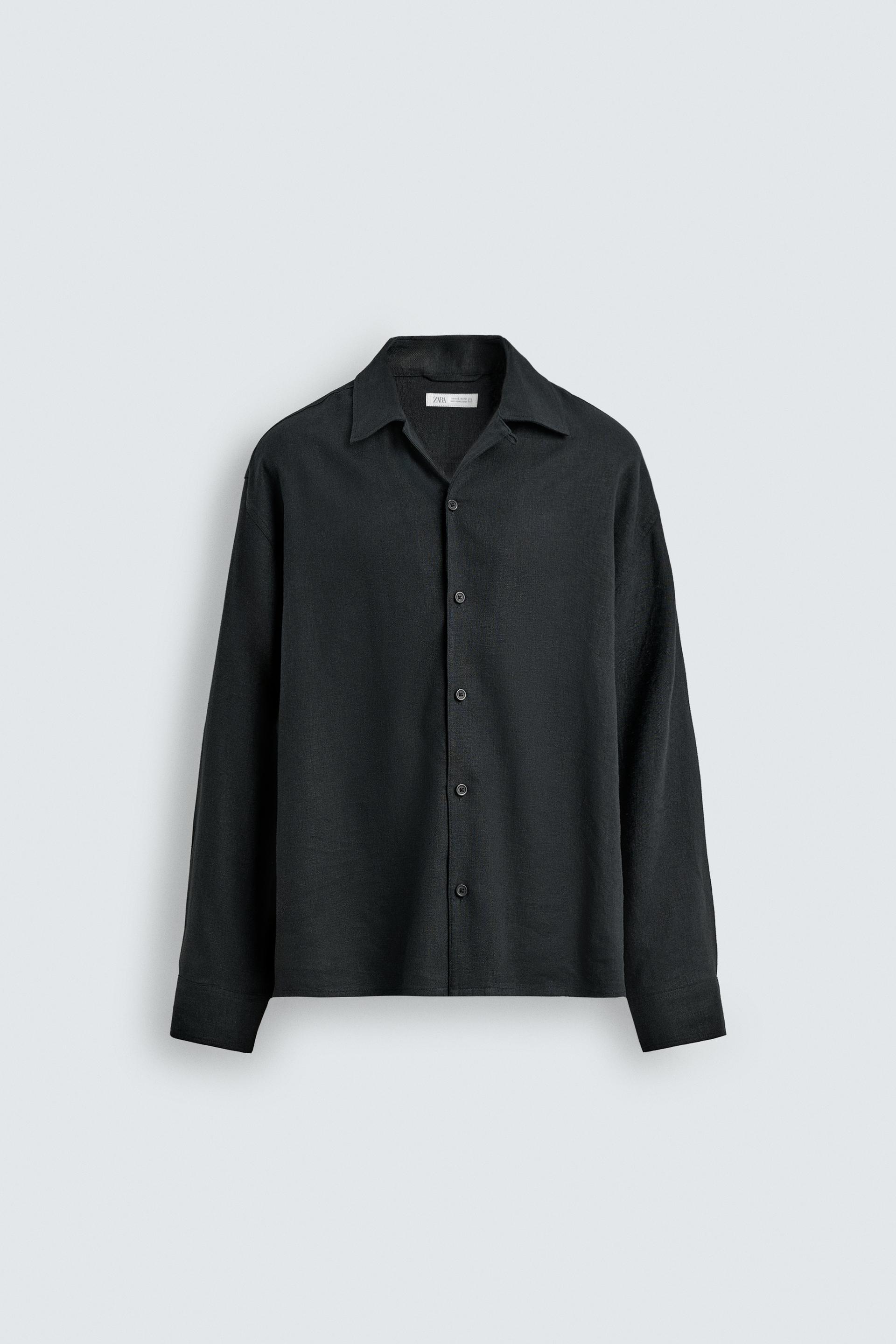 RELAXED FIT LINEN - VISCOSE SHIRT by ZARA
