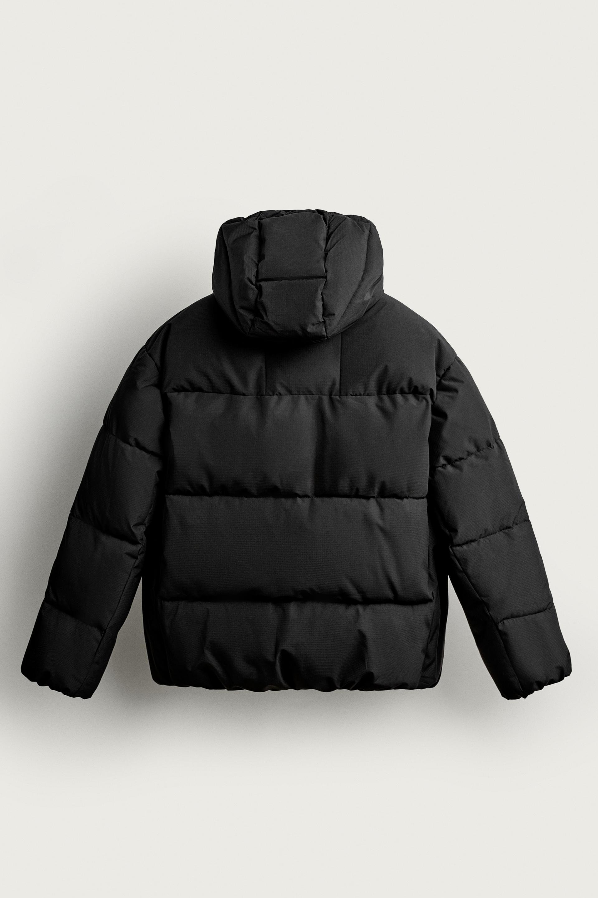RELAXED FIT PADDED HOODIE JACKET by ZARA