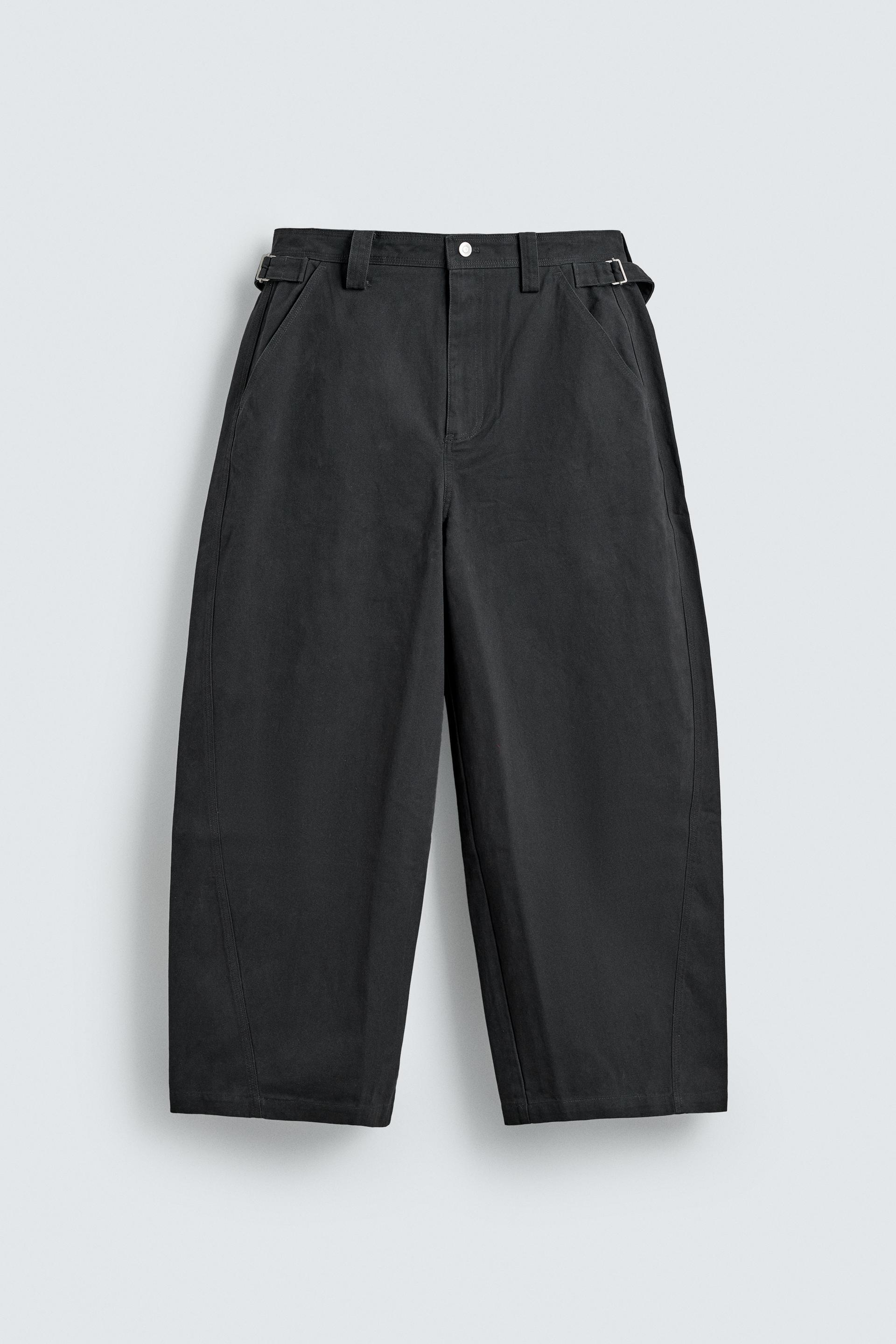 RELAXED FIT PANTS WITH TWISTED SEAM by ZARA