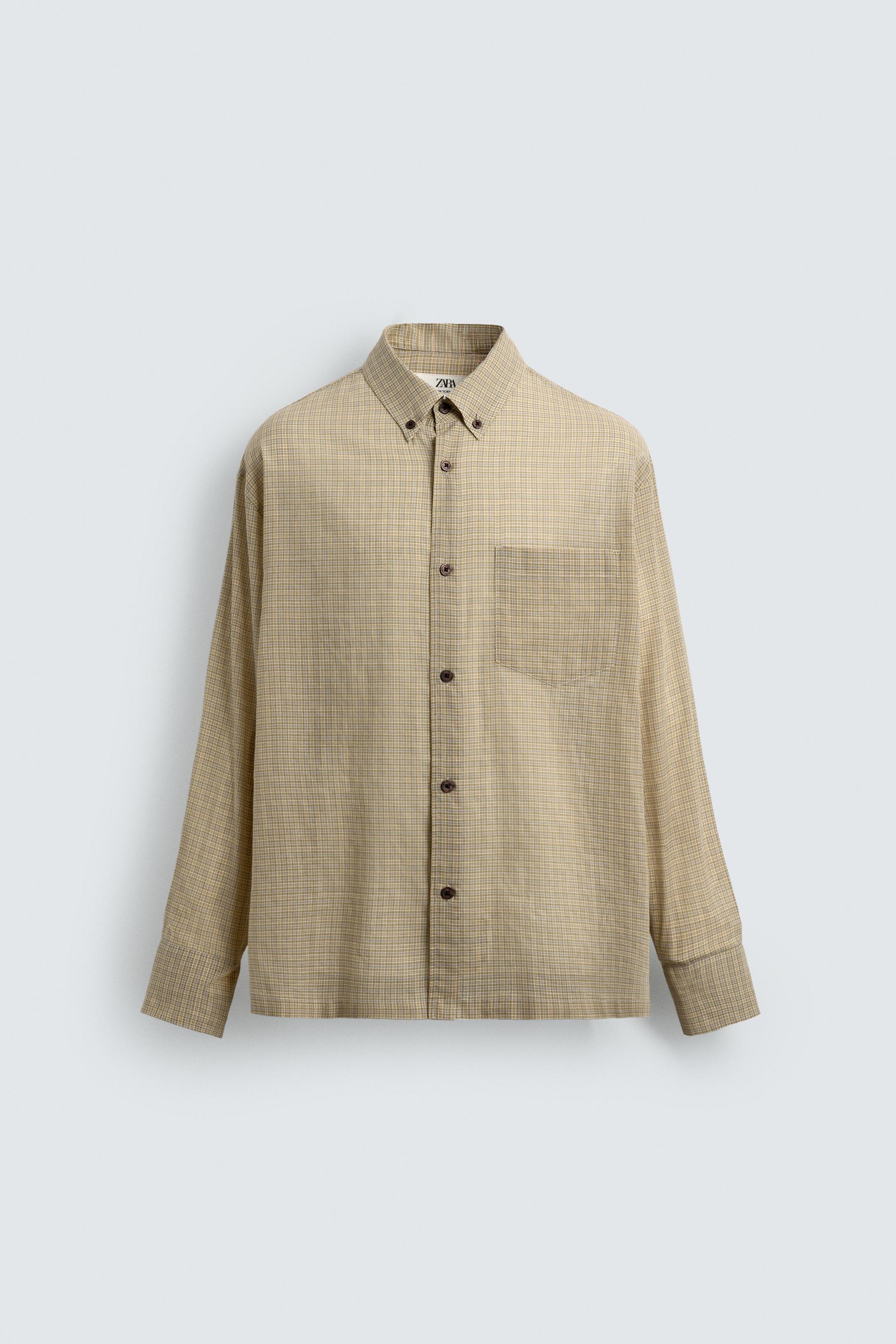 RELAXED FIT PLAID SHIRT by ZARA