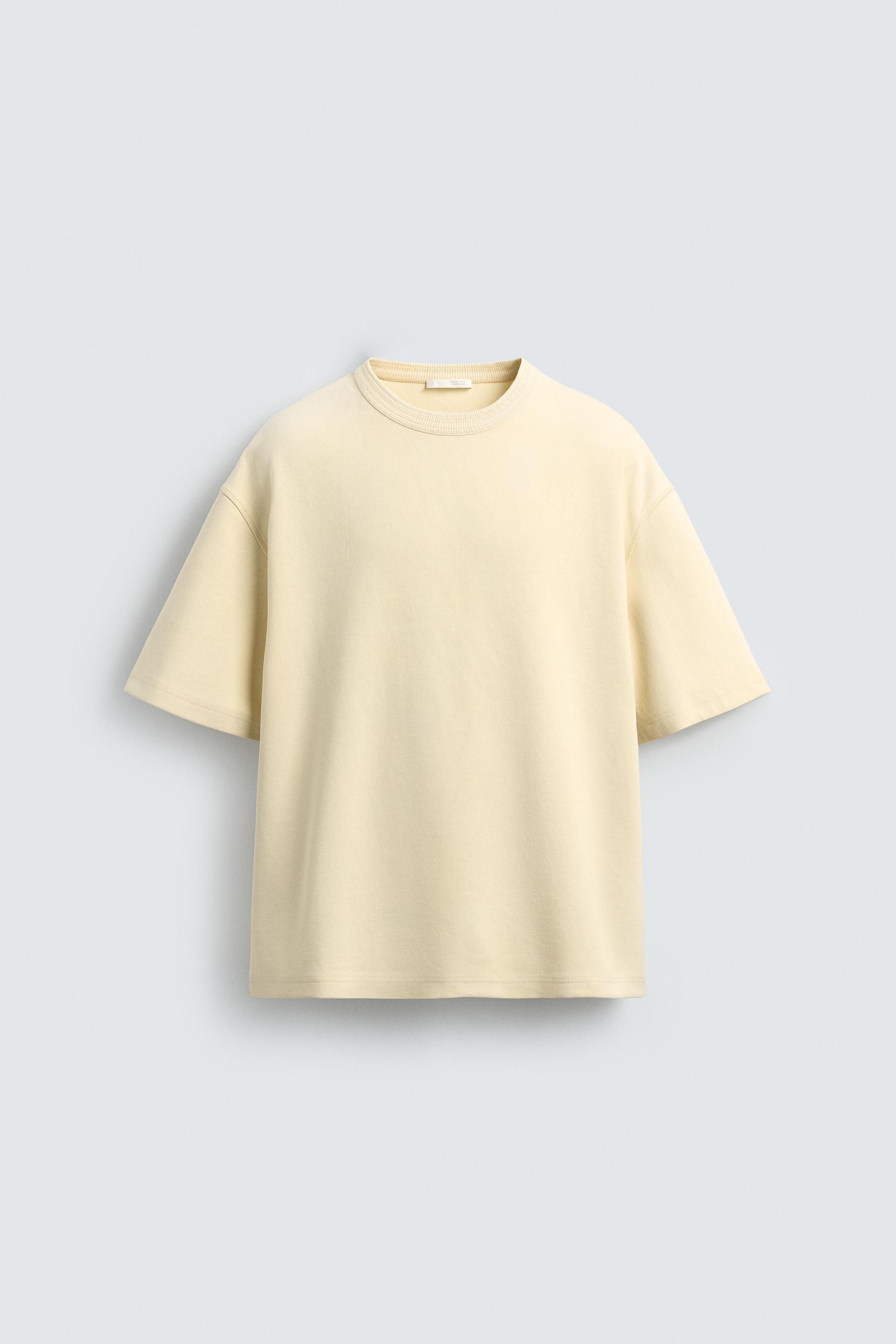 RELAXED FIT SHORT SLEEVE SWEAT-SHIRT by ZARA
