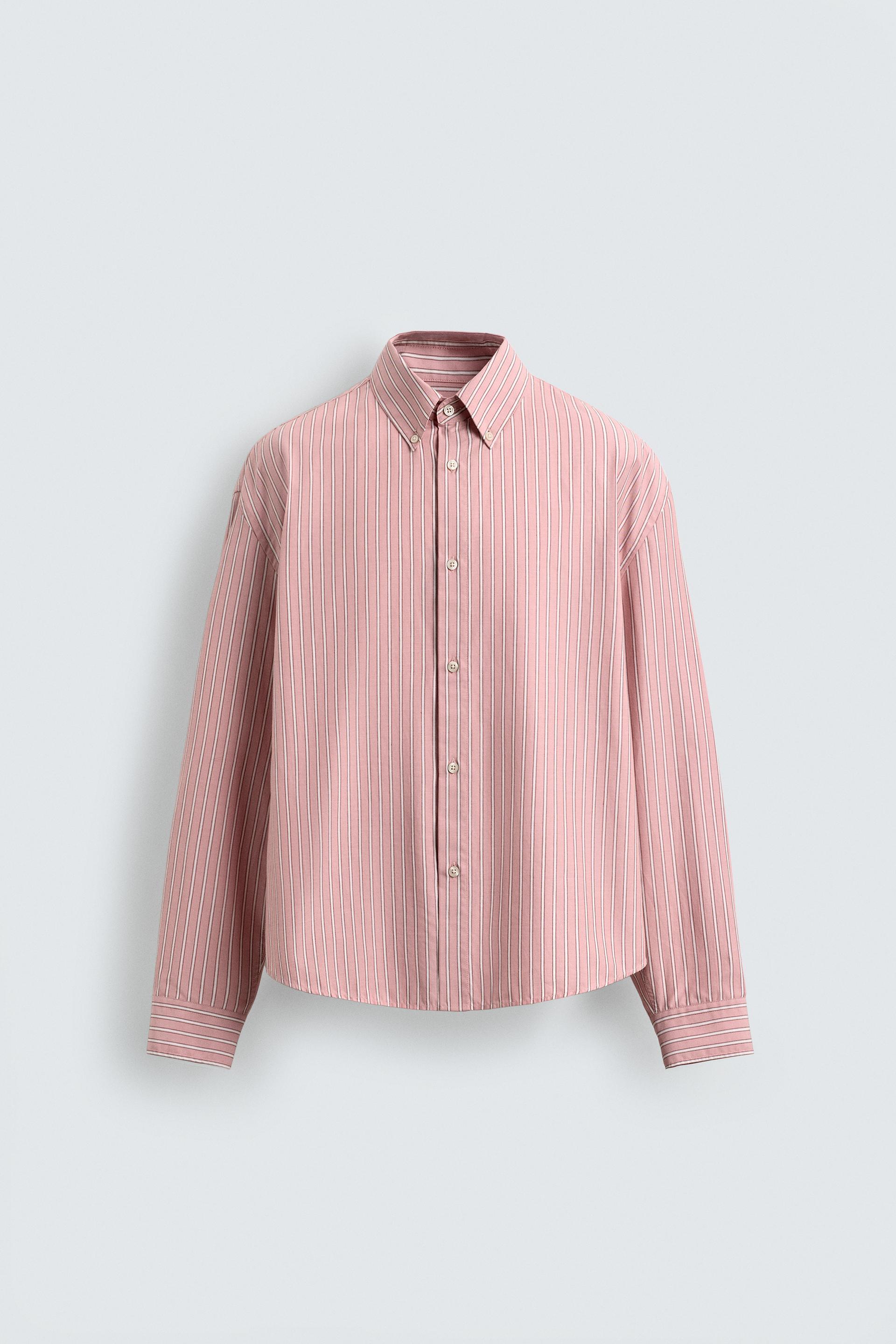 RELAXED FIT STRIPED SHIRT by ZARA