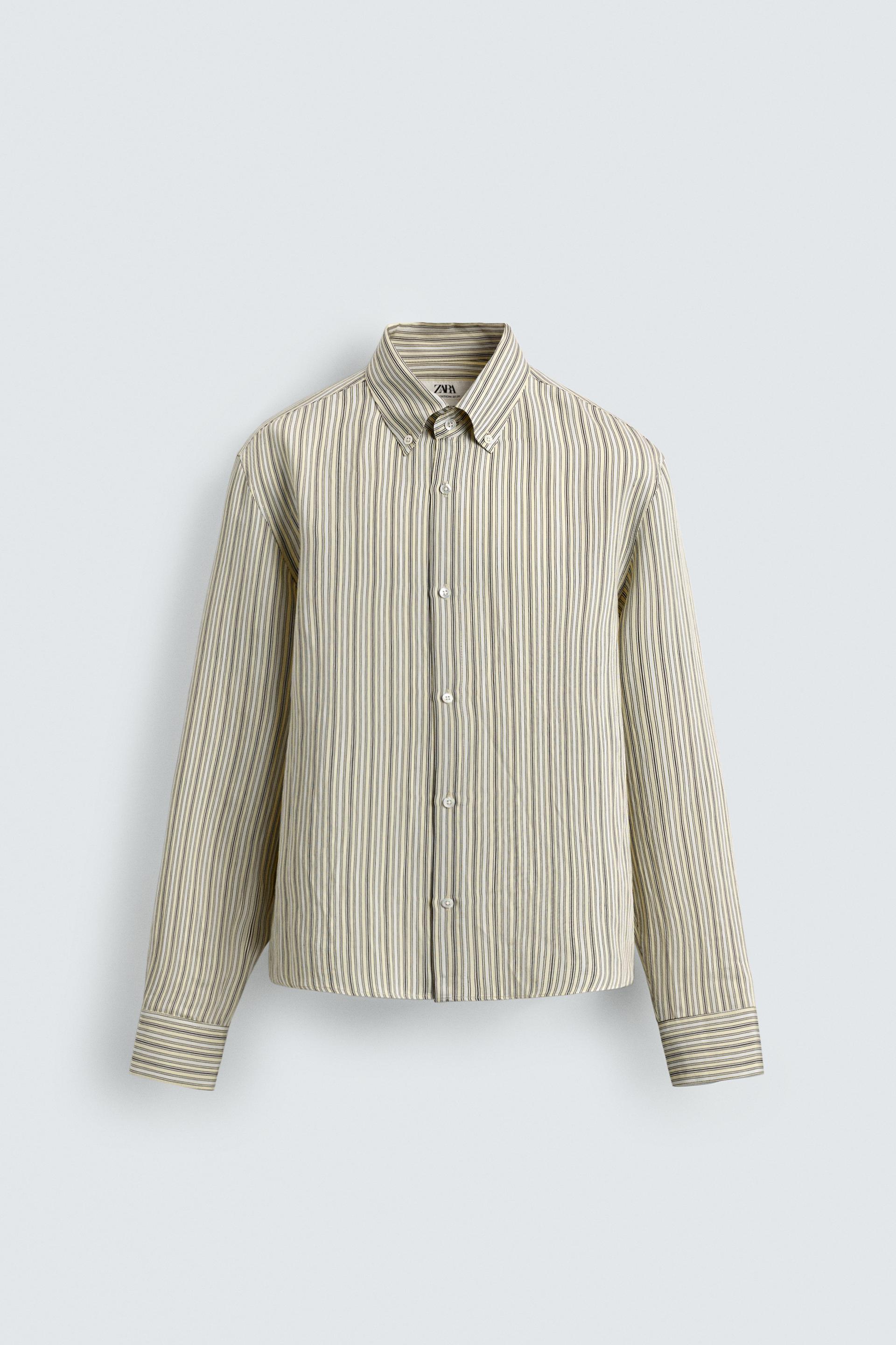 RELAXED FIT STRIPED SHIRT by ZARA