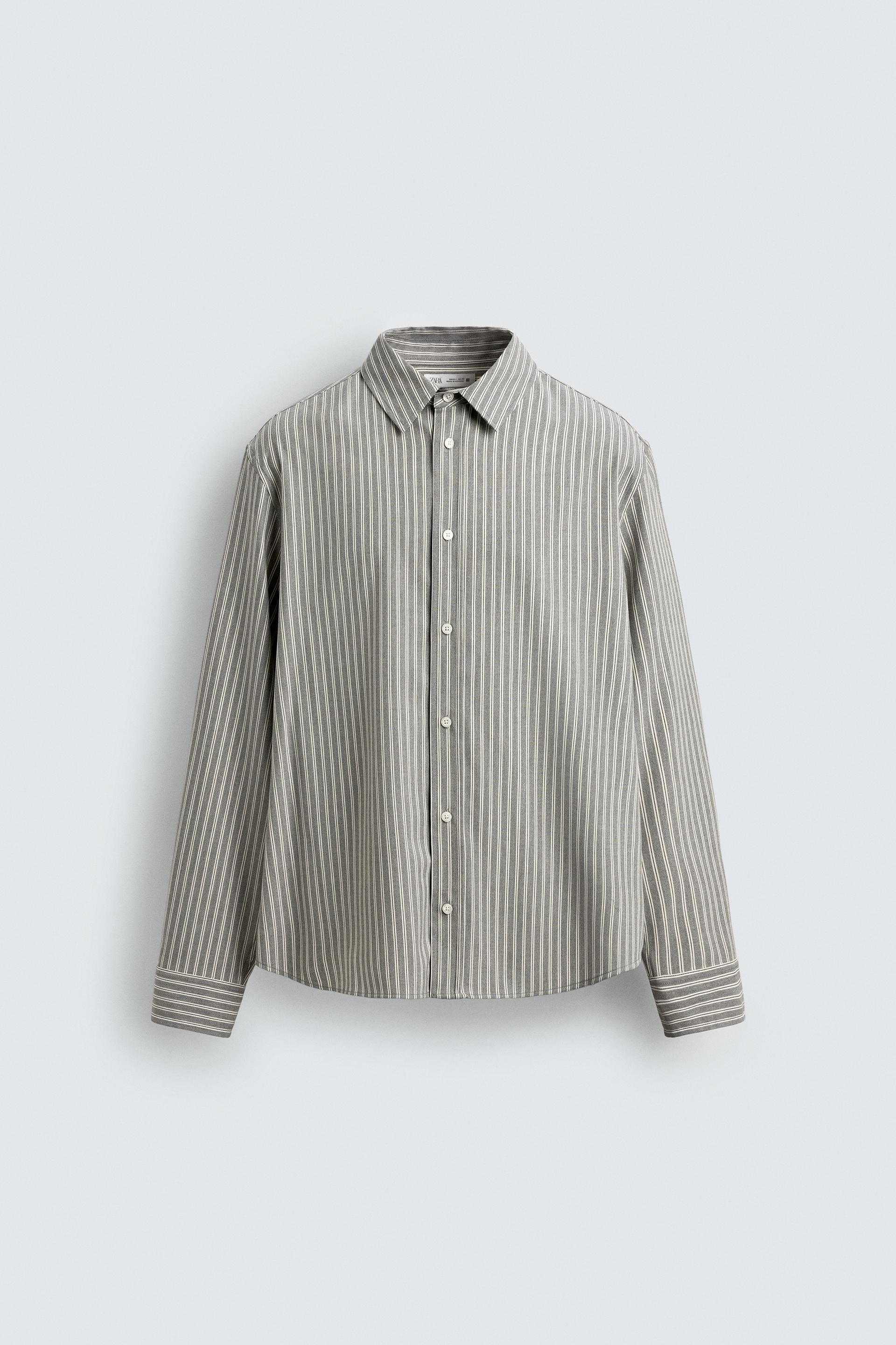 RELAXED FIT STRIPED SHIRT by ZARA