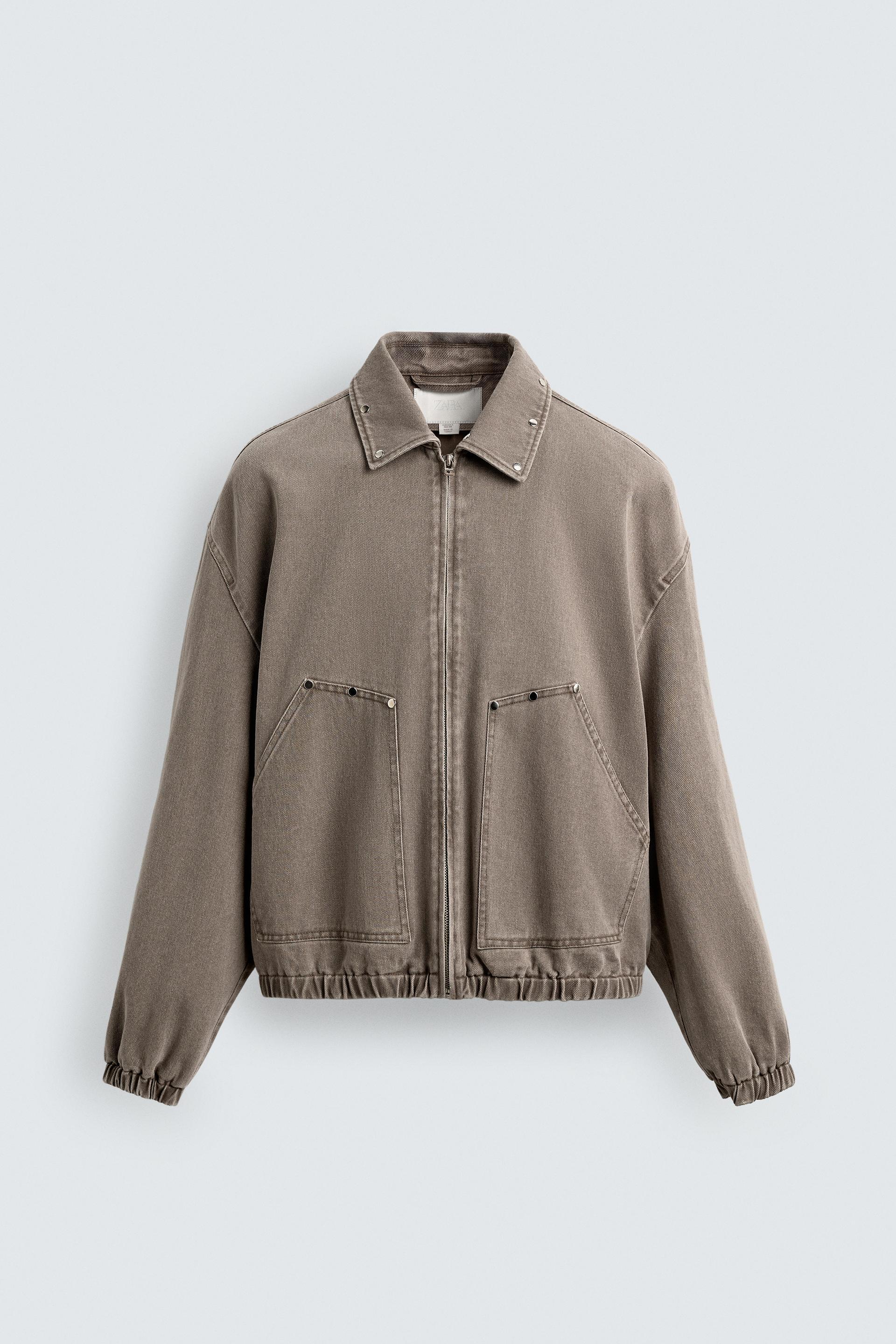 RELAXED FIT STUDDED JACKET by ZARA