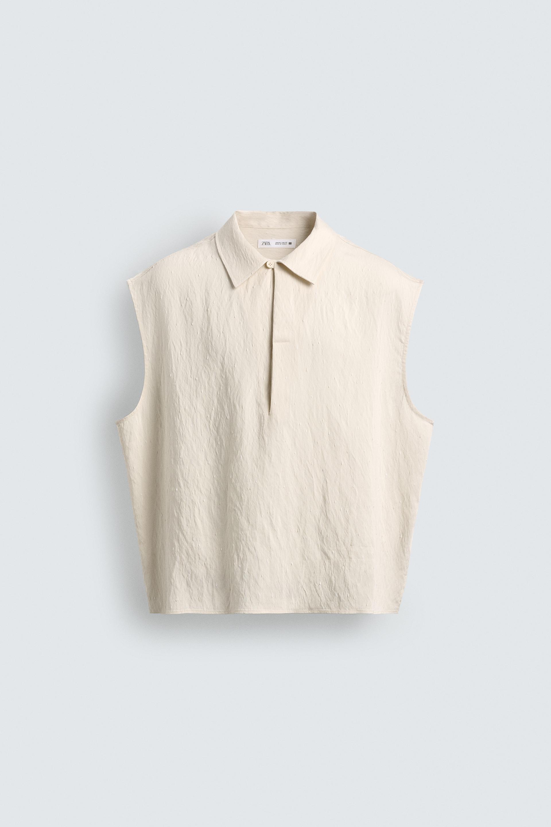 RELAXED FIT TANK POLO SHIRT by ZARA