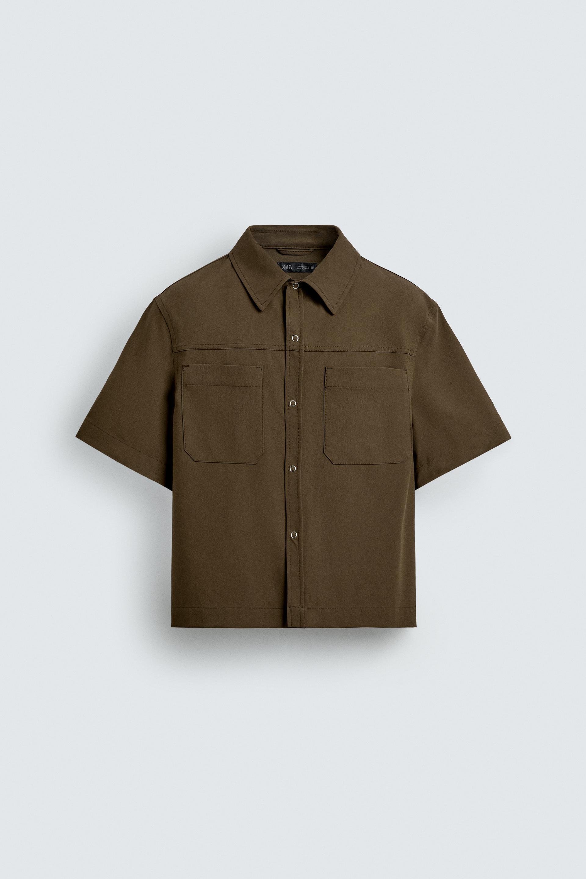 RELAXED FIT TECHNICAL SHIRT by ZARA