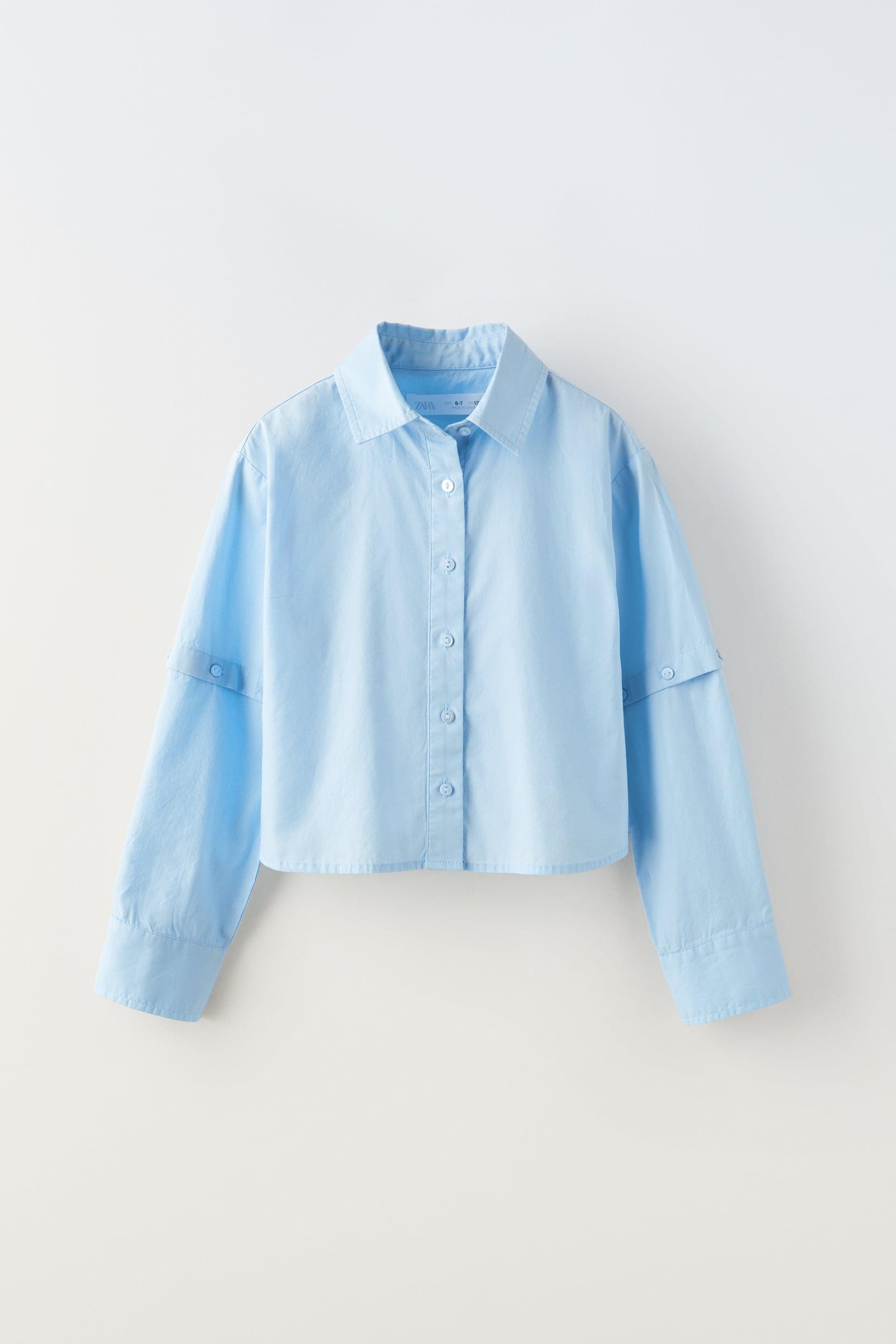 REMOVABLE SLEEVE SHIRT by ZARA
