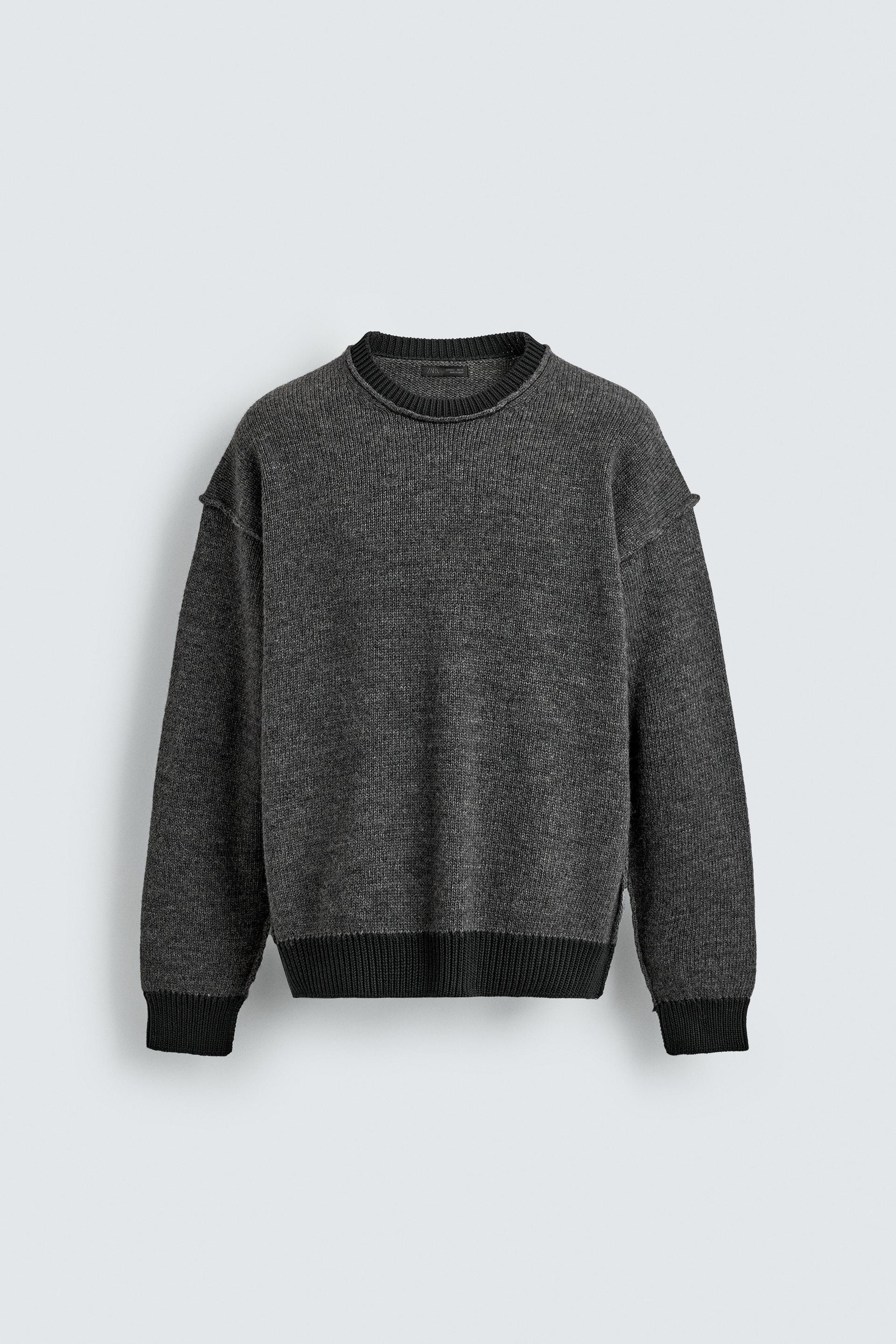 REVERSED SEAM CONTRAST JUMPER by ZARA