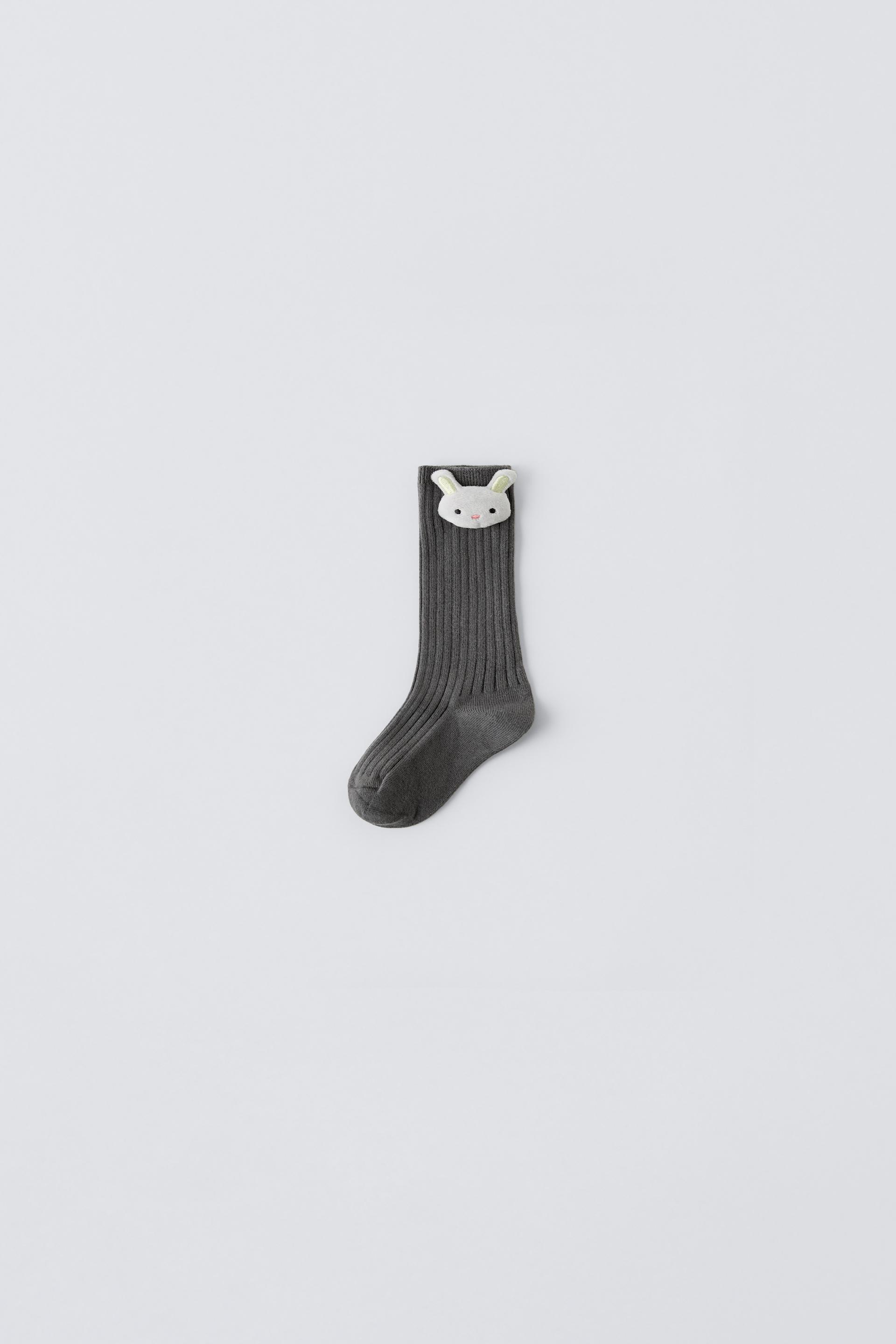 RIB BUNNY SOCKS by ZARA