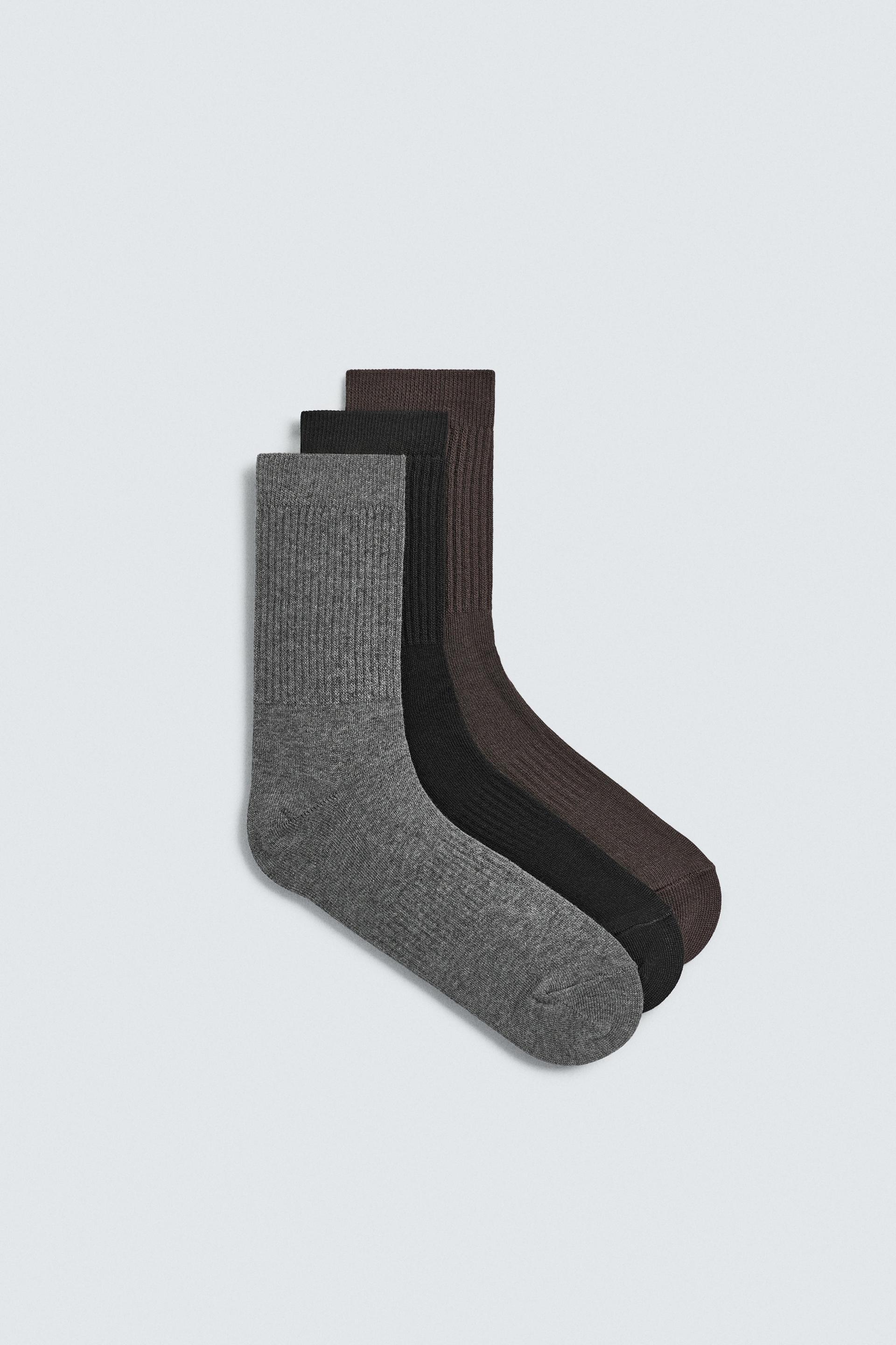 RIB SOCKS 3-PACK by ZARA