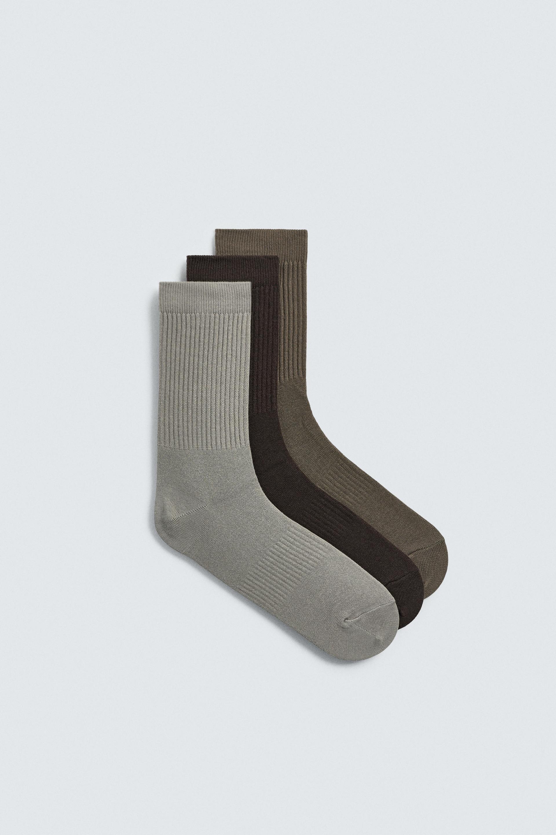 RIB SOCKS 3-PACK by ZARA