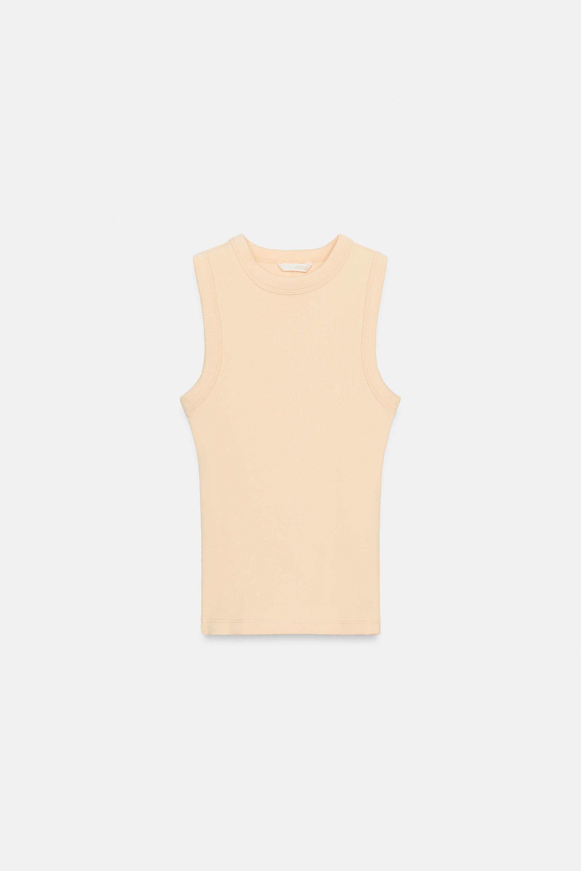 RIB TANK TOP by ZARA